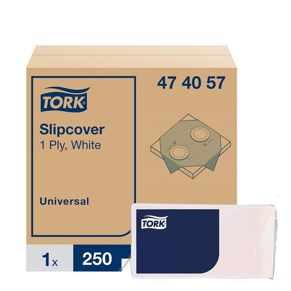 Tork Tischdecke Damask Universal 80x80 cm 250 Stück, 80 cm