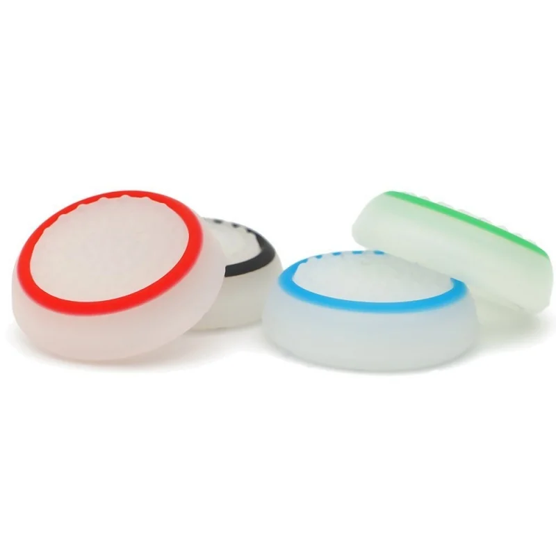 White Silicone Luminous Joystick Cover for ROG Xbox Ally X Soft Silicone Thumb Stick Grip Cap for ROG Xbox Ally X