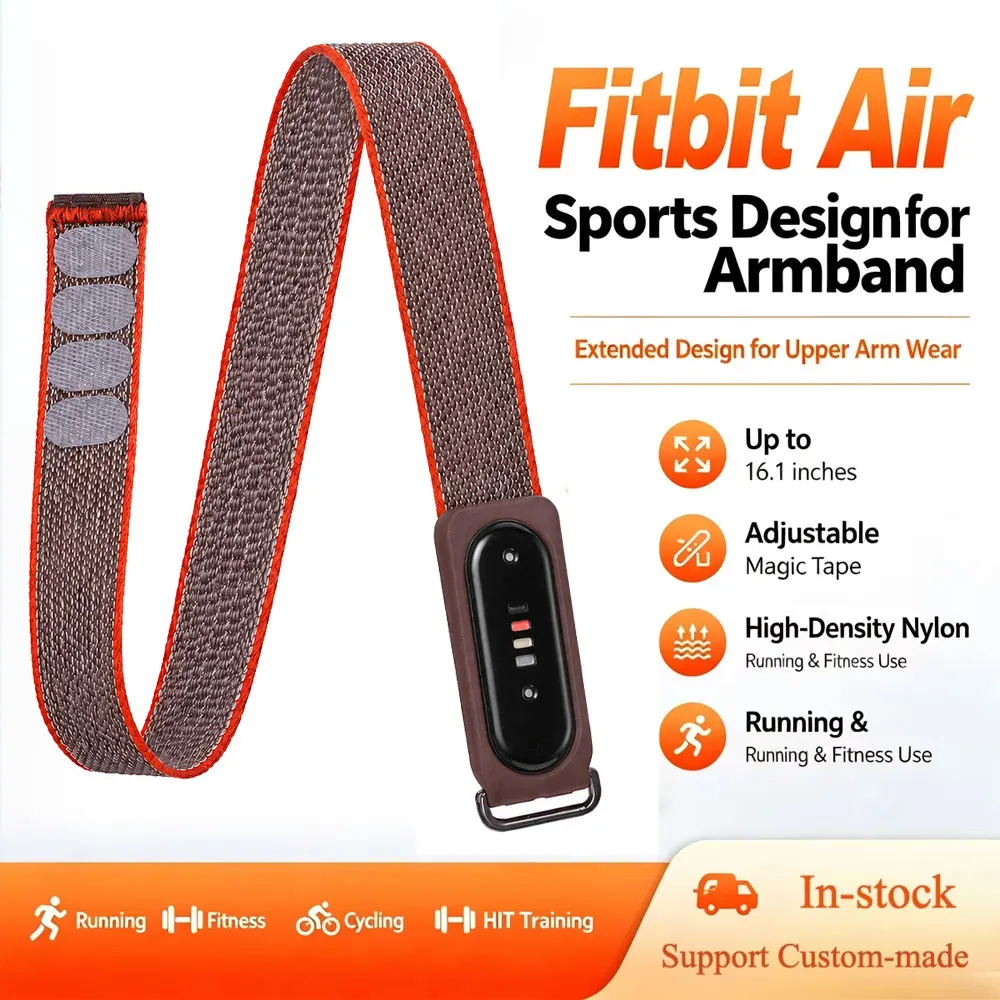 Sport Fitness Tracker Armband Strap For Google Fitbit Air Nylon Loop Wristband For Google Fitbit Air Adjustable Watch Band
