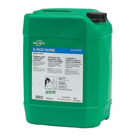 WALTER 53G407 E-Nox Shine Stainless Protectant,20L