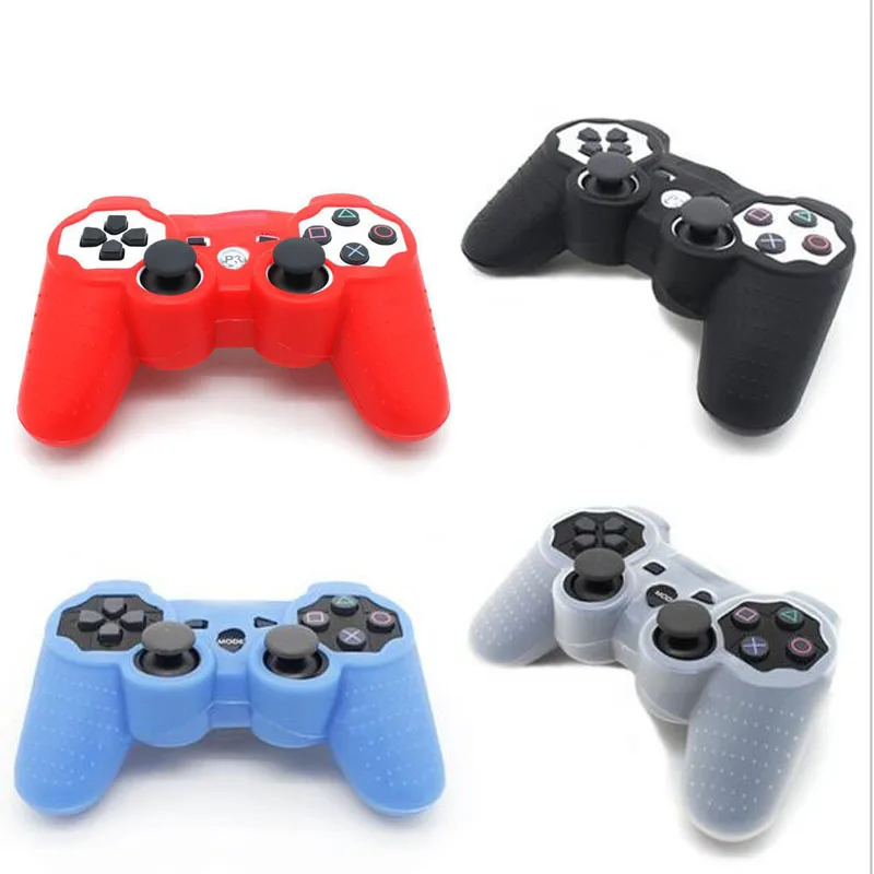 Silicone Rubber Gamepad Joypad Protective Cover Case For Sony PlayStation Dualshock 2/3 PS2 PS3 Controller Protection Skin Shell