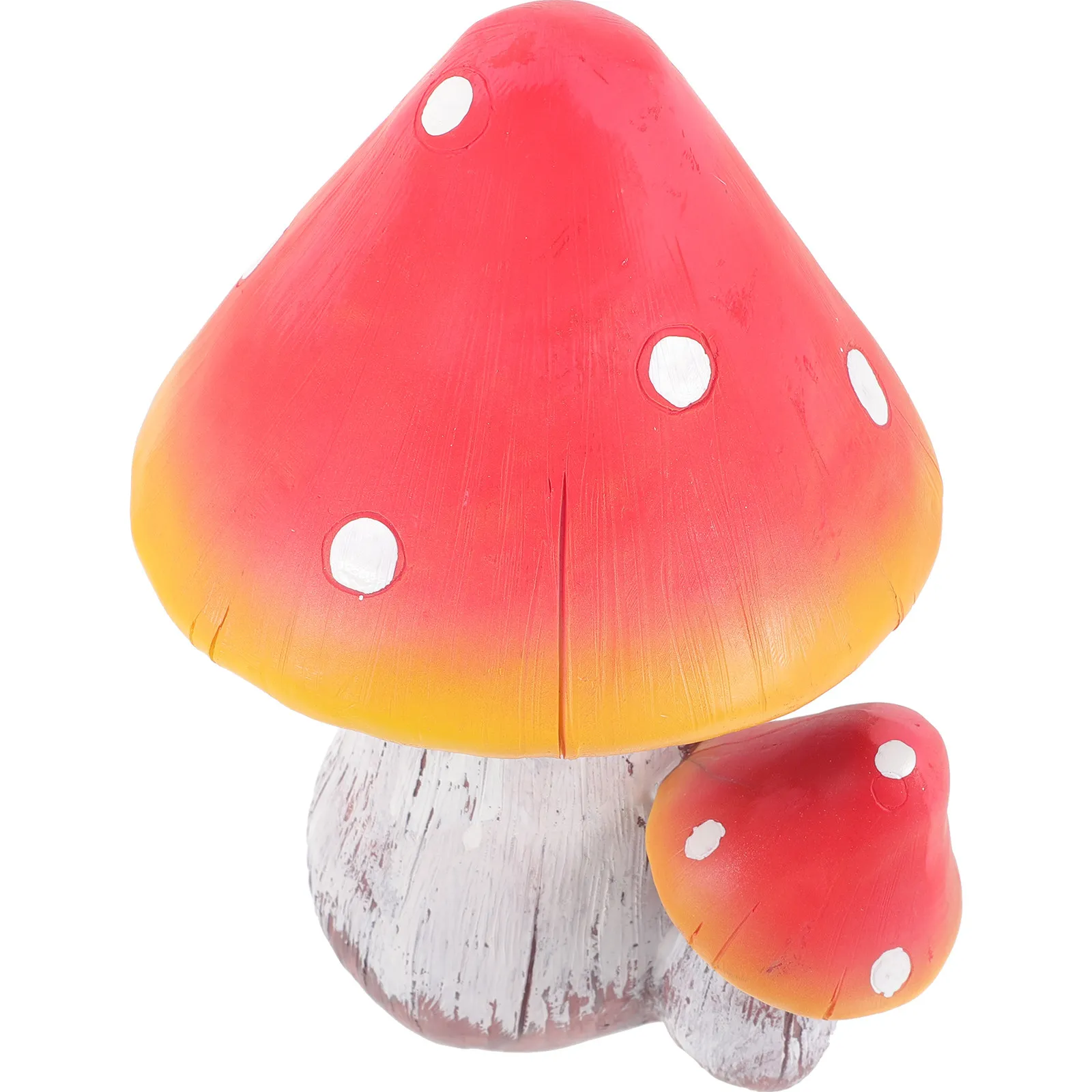 Grande Décoration de Jardin en Résine en Forme de Champignon, Ornement Robuste pour Jardin, Patio Extérieur, Table, Décoration Paysagère, Champignons Décoratifs pour Jardin