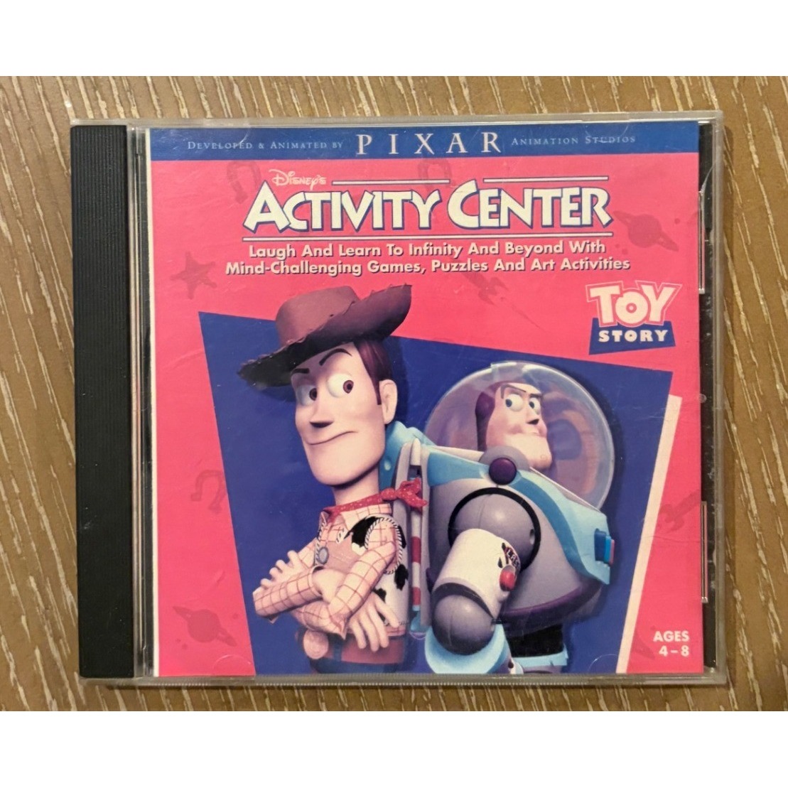 Disney Video Games & Consoles | 1996 Disney Toy Story Activity Center Pc Cd-Rom Game Windows Mac Pixar Vintage | Color: Pink/Red | Size: Os