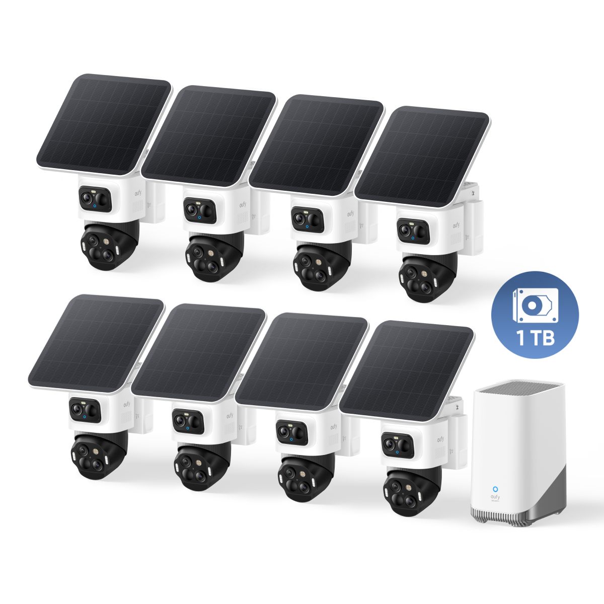 eufyCam S4 8-Kamera-Set mit HomeBase™ | 4K Bullet-PTZ & Multi-Tracking Image