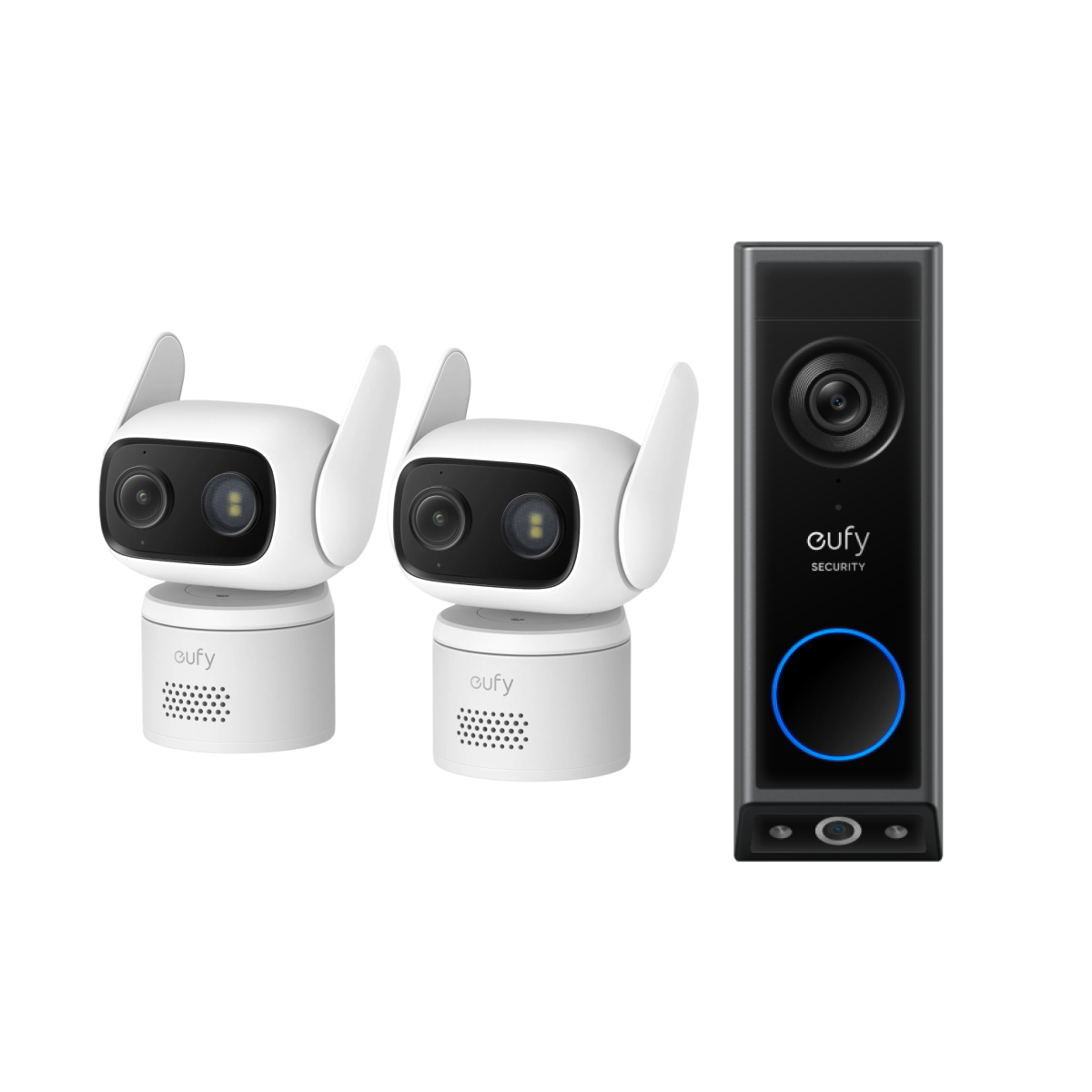Anker eufy Überwachungskamera C31 (2er-Pack), und Türklingel mit Kamera E340 Image