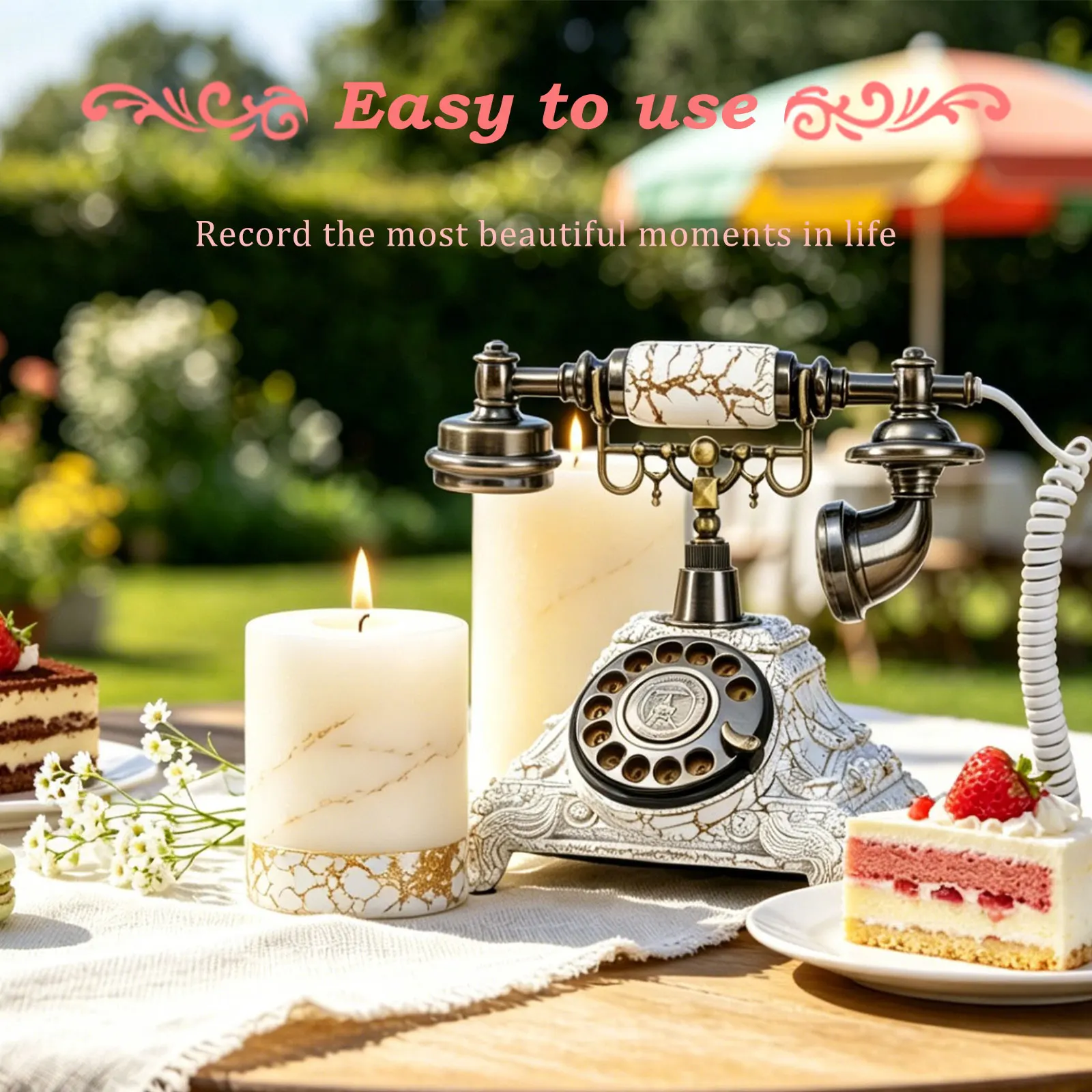 Antique Wedding Guest Book Phone Message Recording Vintage Audio Message Book Vintage Message Book Confession Voicemail