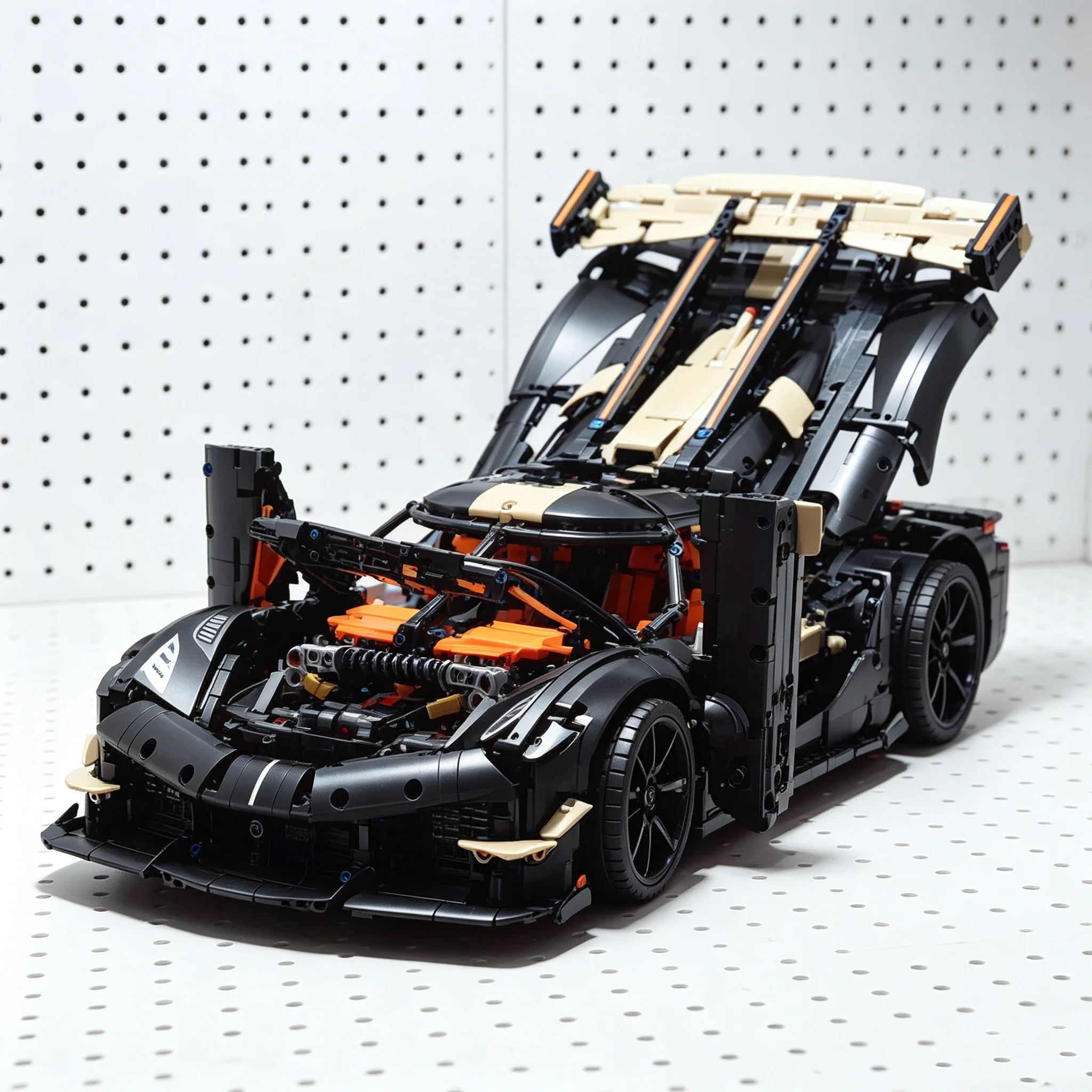 4104 pièces Blocs de construction Koenigsegg Technical Megacar Supercar, version préférée du modèle de voiture, pour décoration familiale et cadeaux
