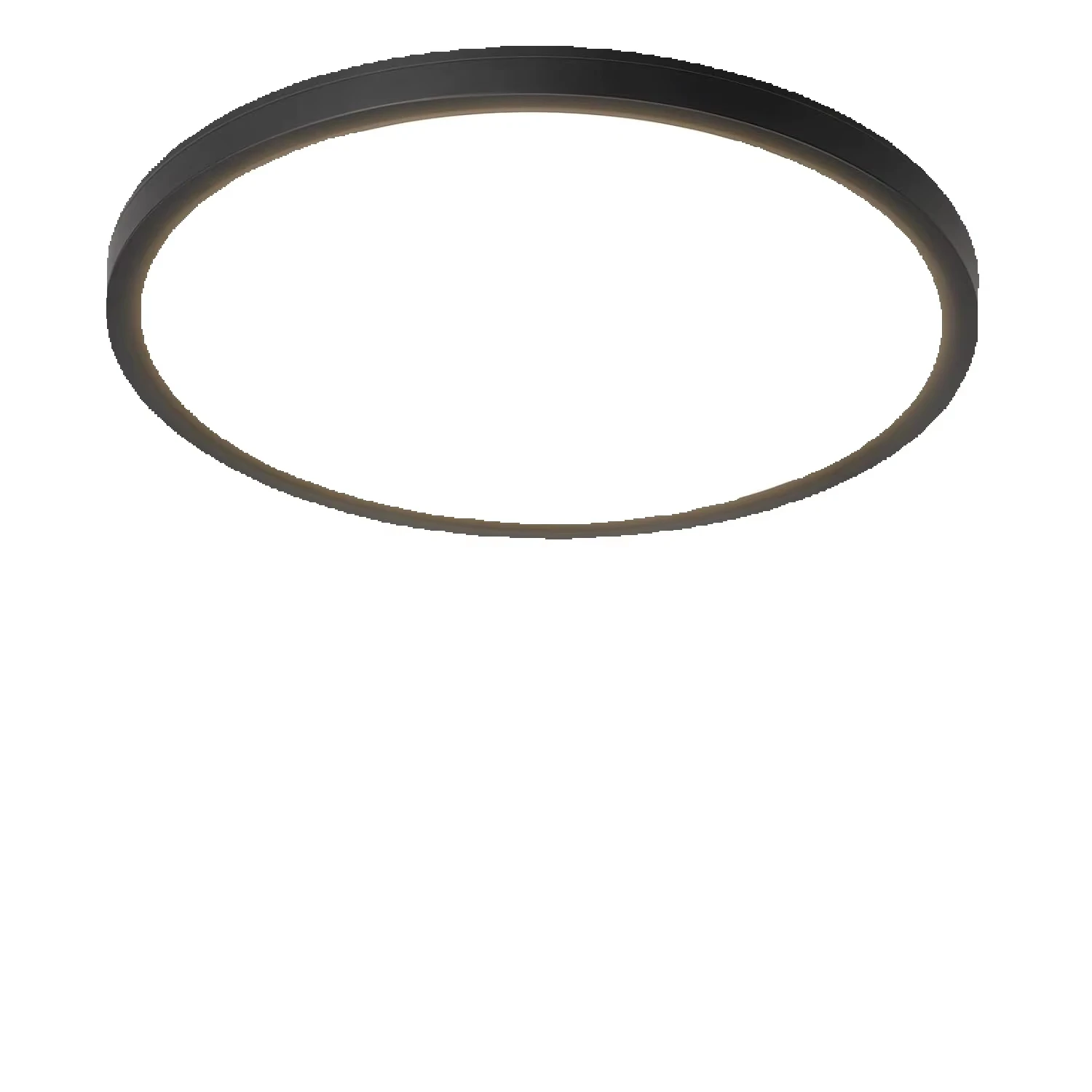 Deckenlampe LED Deckenleuchte Flach - 18CM Badlampe Decke 15W Schlafzimmerlampe Schwarz 3000K/4000K/6500K Rund Ultra Dünn Badezimmerlampe Flurlampe Küchenlampe für Küche Keller Flur