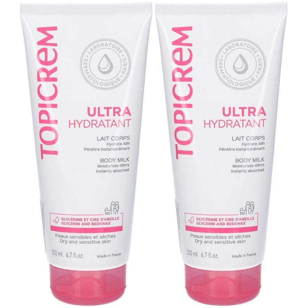 Topicrem Latte Corpo Ultra Idratante 200 ml 2x200