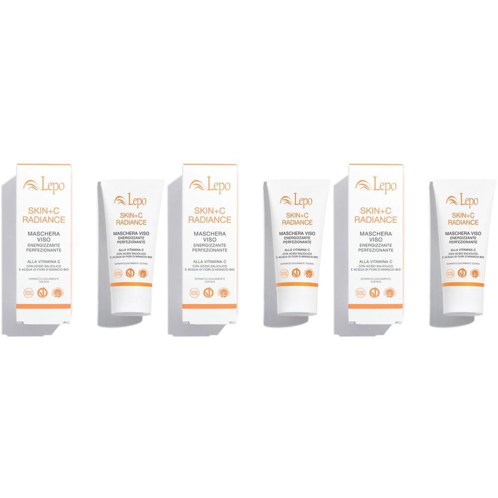 LEPO Skin+C Radiance Maschera Viso Ultra perfezionante 3x50 ml