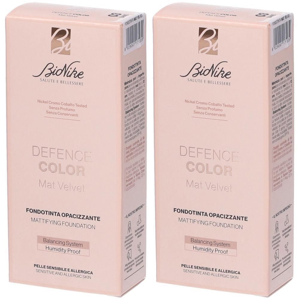 Bionike Defence Color Mat Velvet Fondotinta Opacizzante 03 Sand 2x30 m
