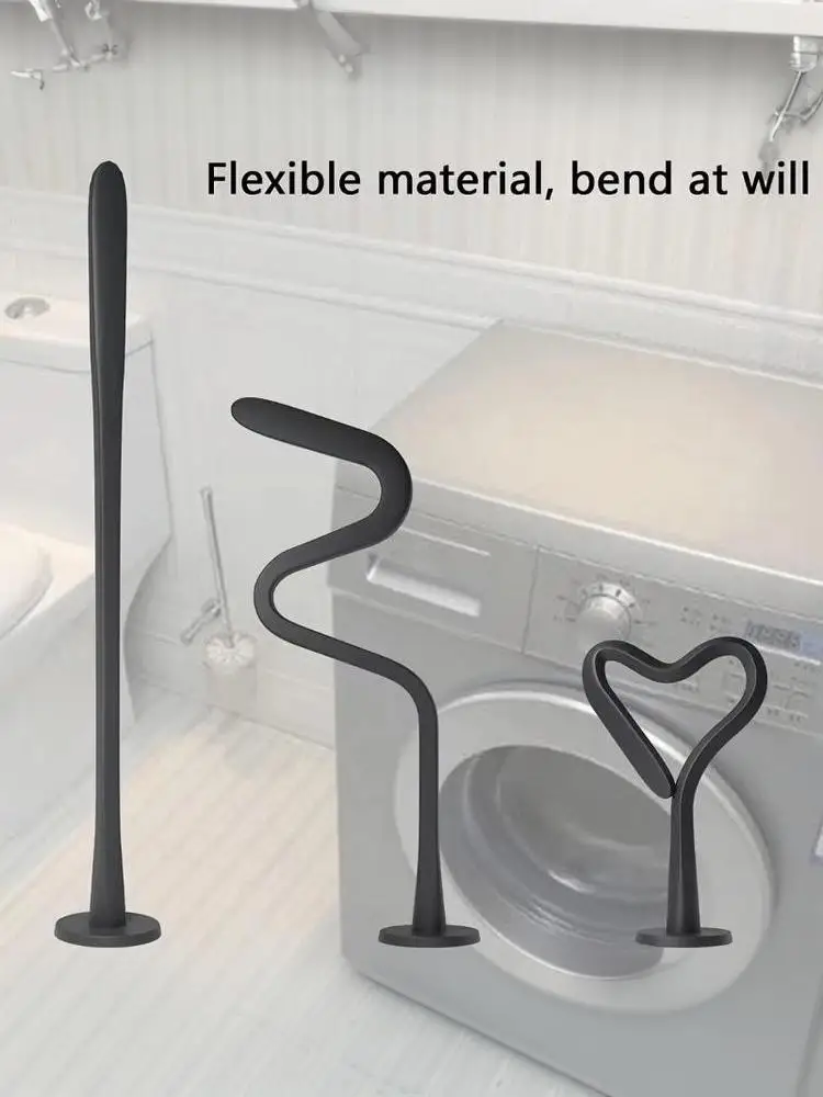 Front Washing Machine Door Strong Magnet Bracket Strong Magnetic Washing Machine Door Door Bracket Magnet Snake-Shaped Silicone▪