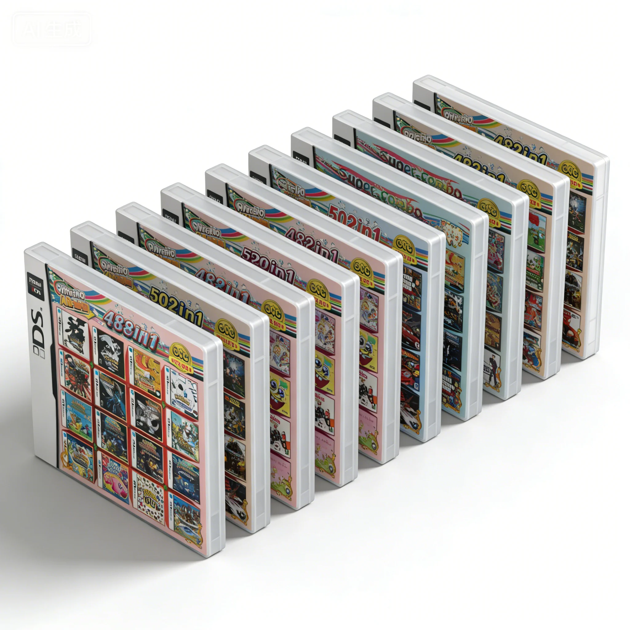 4300in1 23in1 Compilation DS NDS 3DS NDSL Game Cartridge Card Video Game Handheld Player Game Card (R4 card) 208in1/502in1...