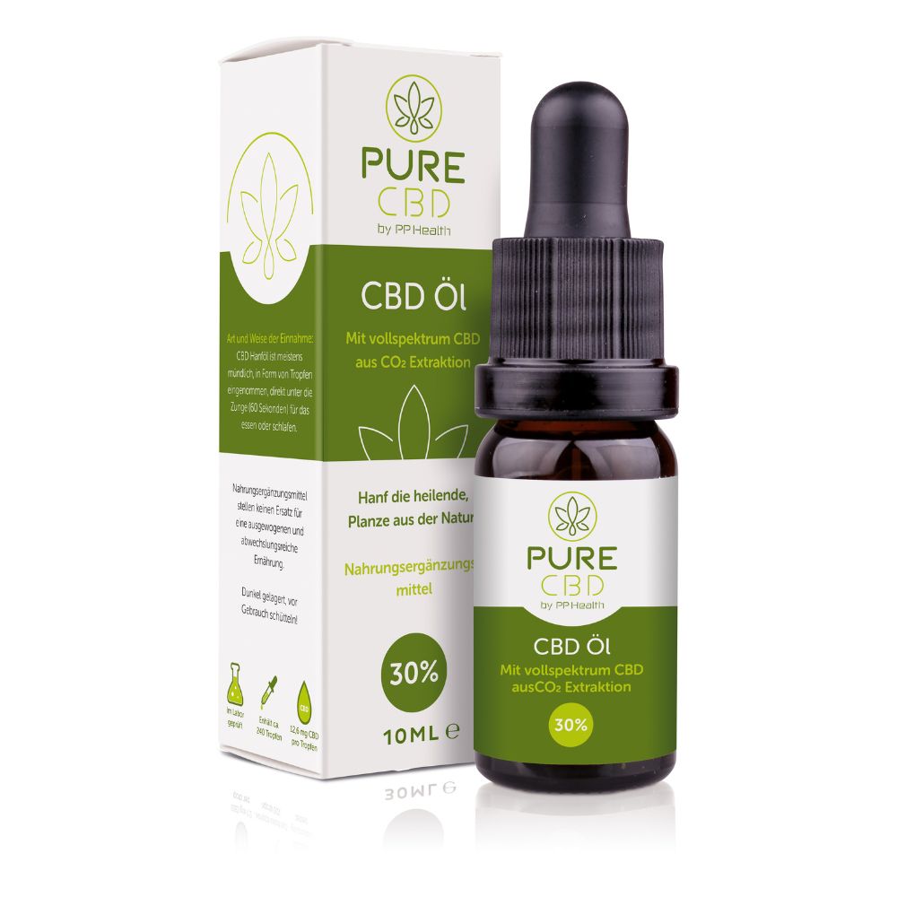 PureCBD Con PP Health CBD Olio Full Spectrum 30% 10 ml