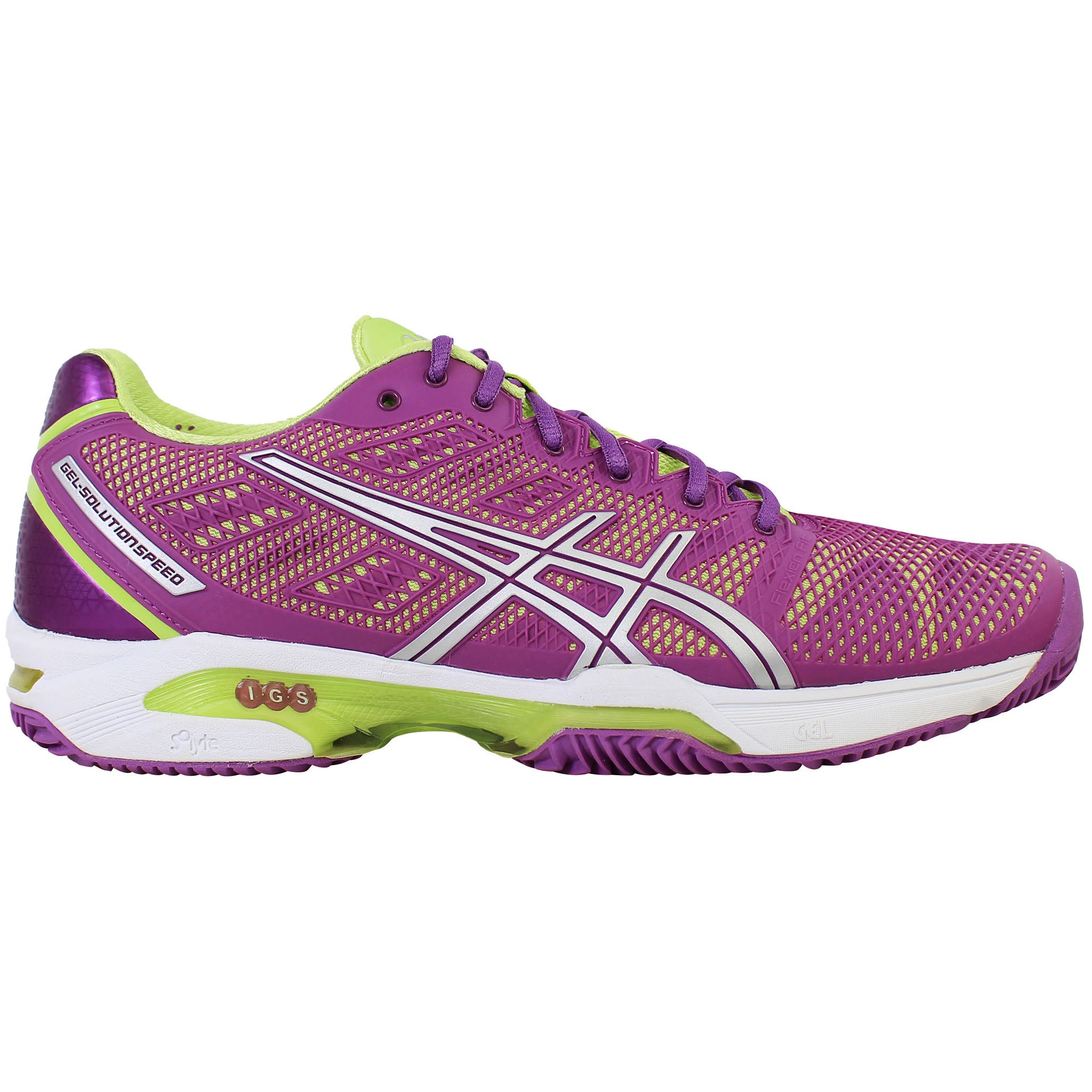 Asics Gel-Solution Speed 2 Clay Damen Tennis Schuhe lila