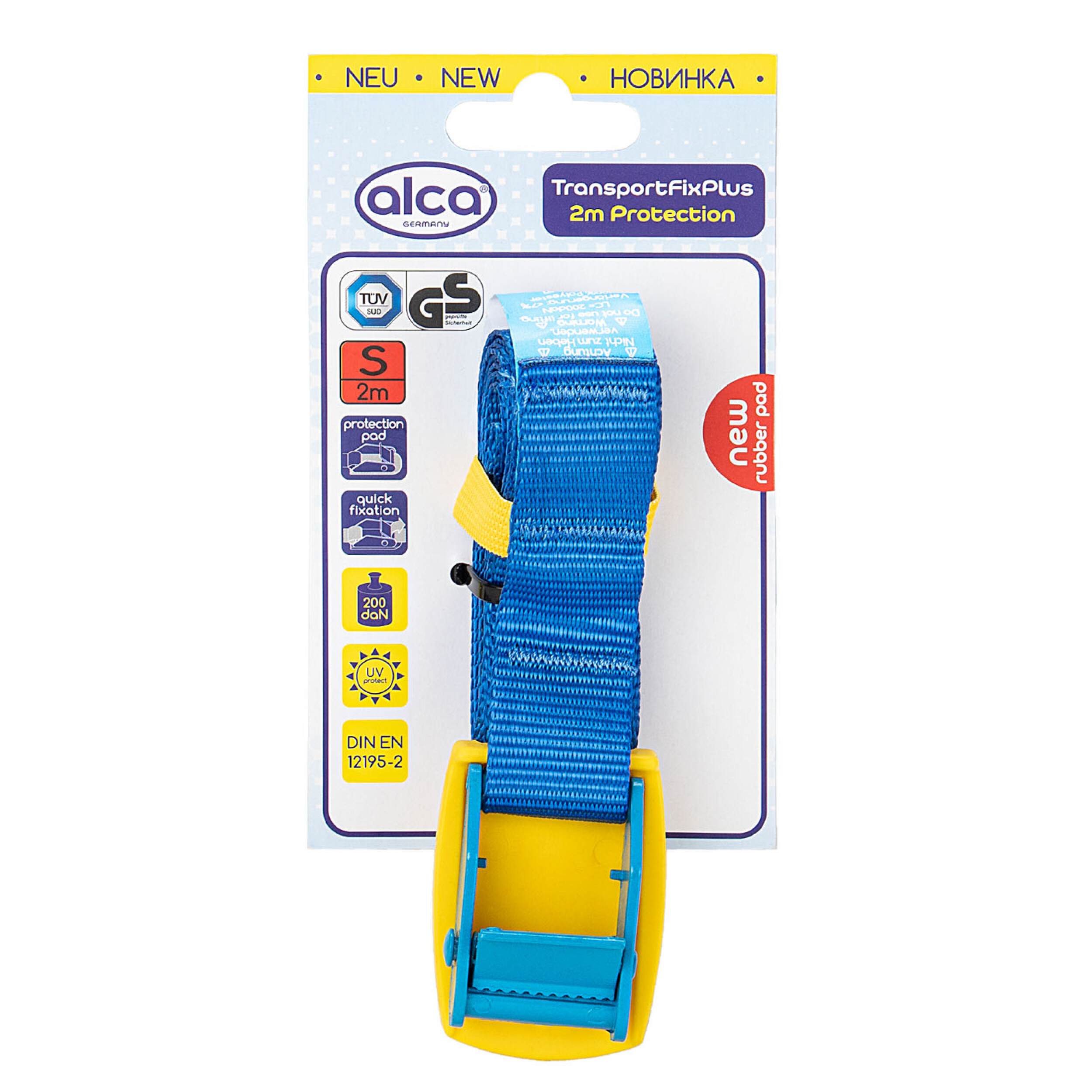 ALCA Spanngurt mit Schnallenschutz 25 x 2 m 405320