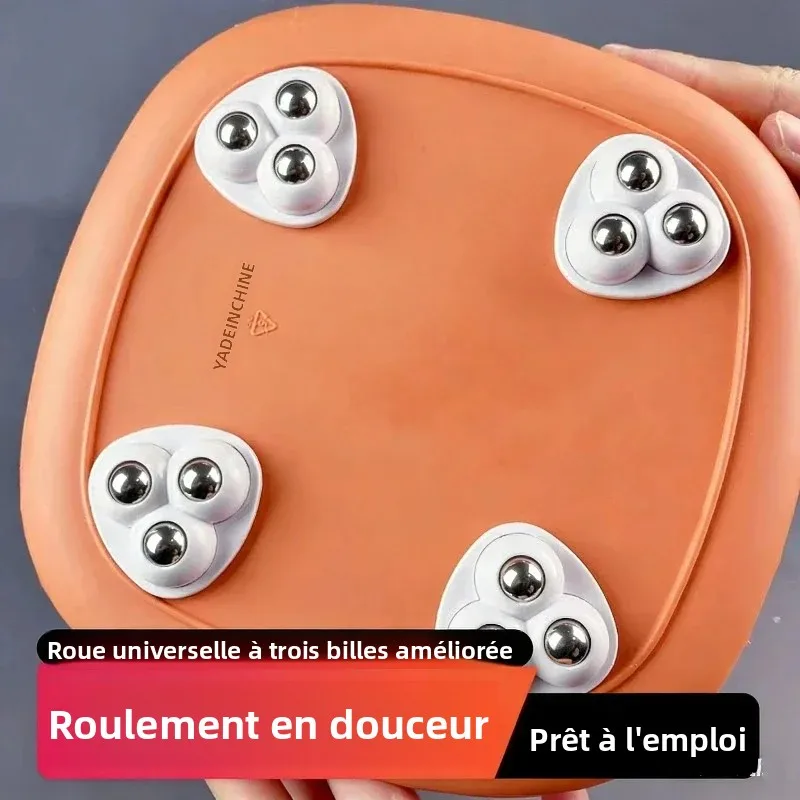 Glissières pour meubles et roulettes pour appareils électroménagers, solution facile pour le déplacement sur comptoir des machines à café, des mixeurs et des fours de cuisine