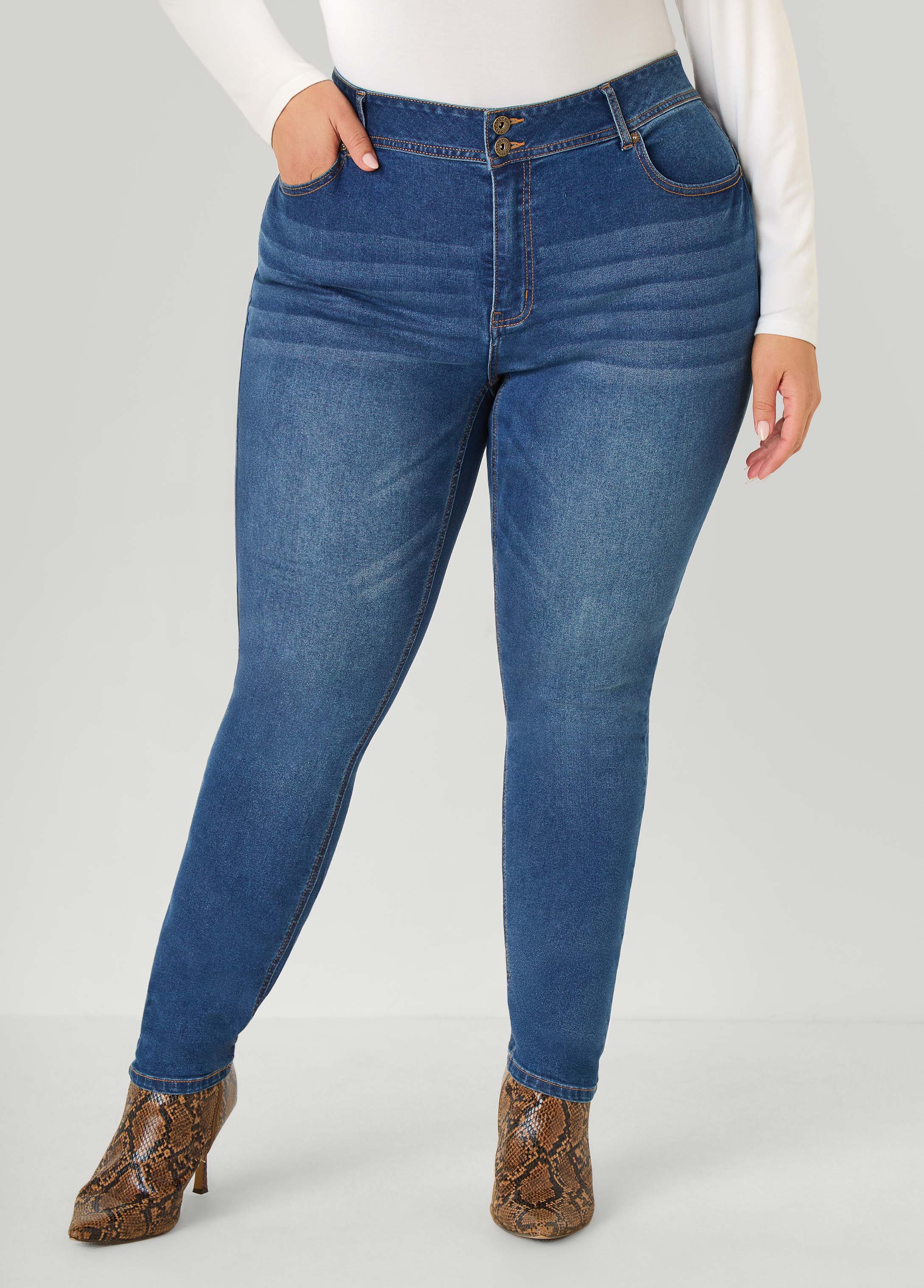 Plus Size Fearless Regular High Rise Skinny Jeans