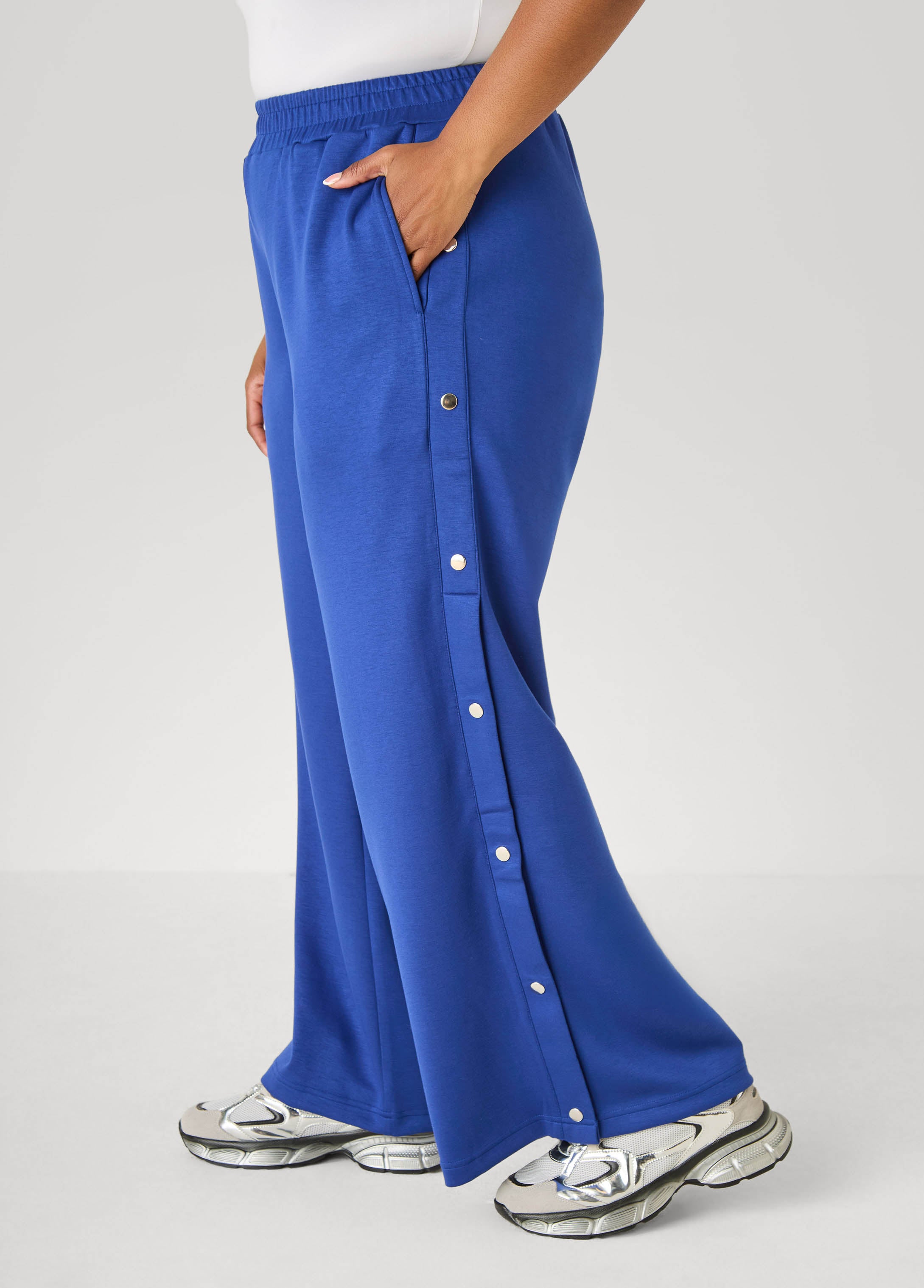 Plus Size Luxe Soft Scuba Tear Away Pants
