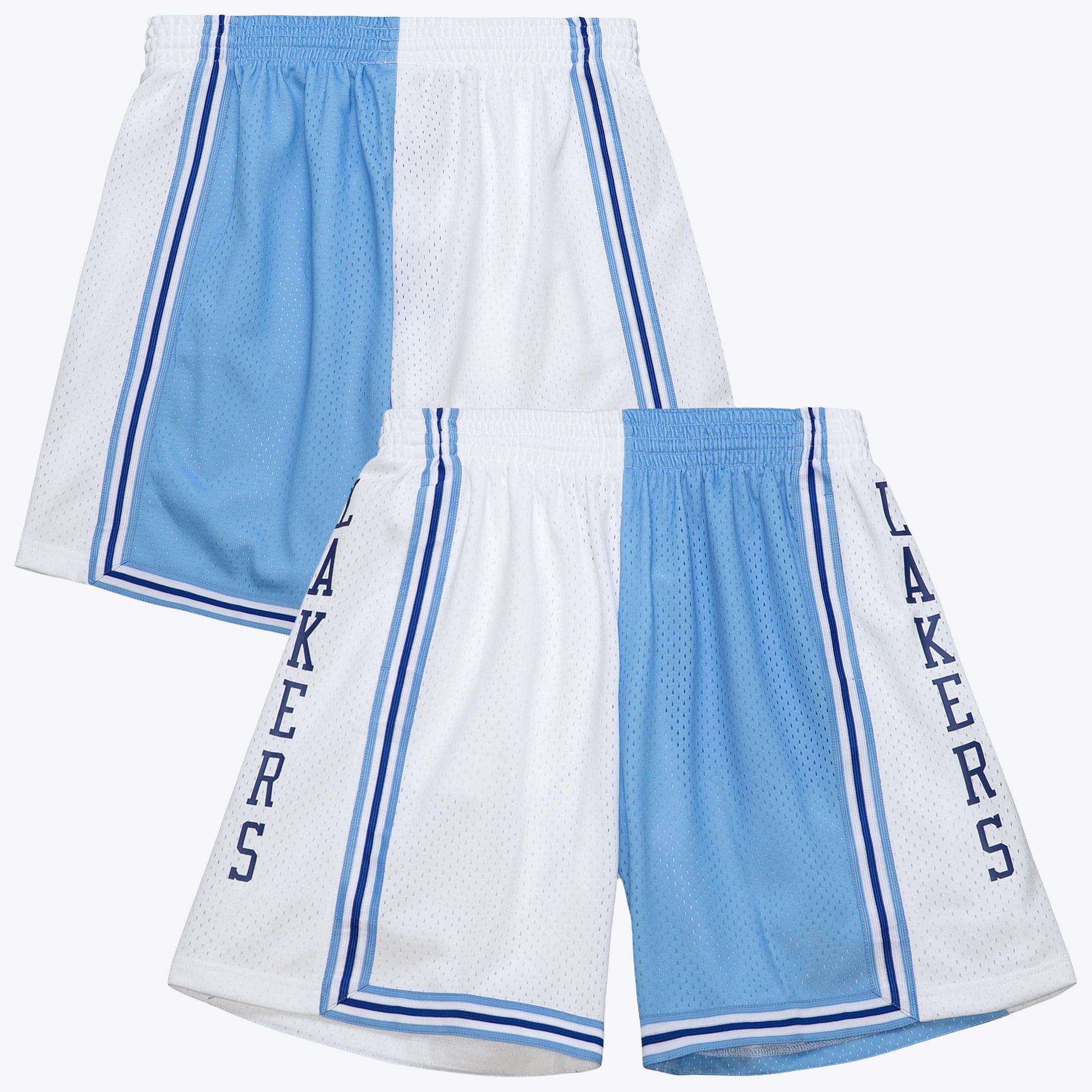 Short Swingman Split Los Angeles Lakers Mitchell & Ness 1996 – Bleu/Blanc – Homme - Homme Taille: L