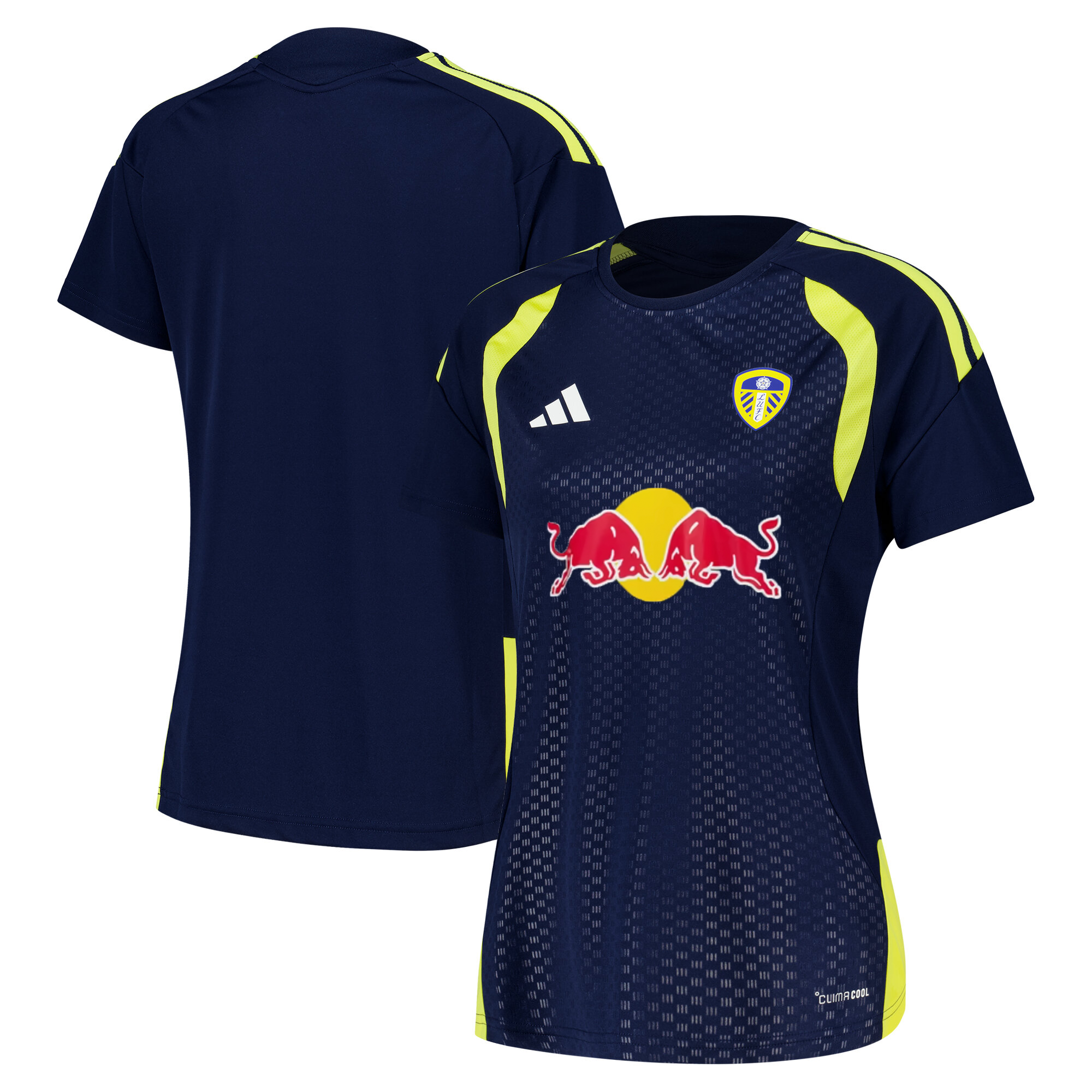 Leeds United adidas Trainingsjersey – Marineblau – Damen