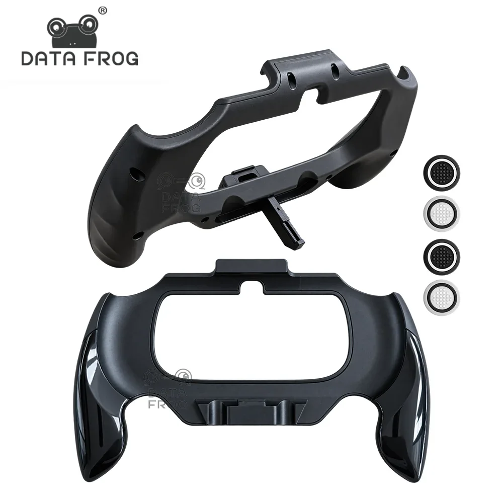Data Frog Compatible with PSVITA 2000, PSV 2000 & PS VITA SLIM, Travel-Friendly Protective Handheld Grip & Stand Case