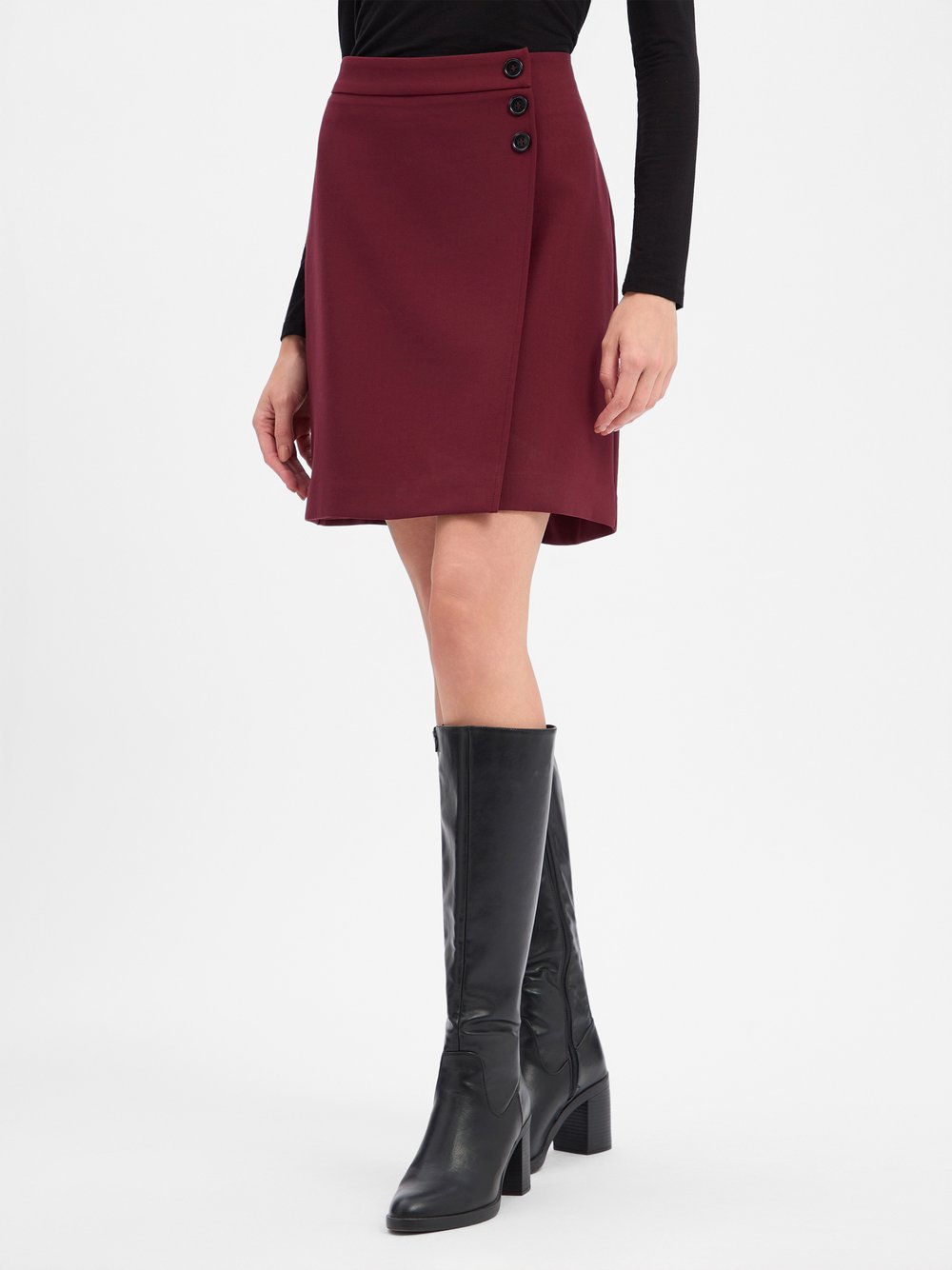More & More Wickelrock Damen bordeaux, 46