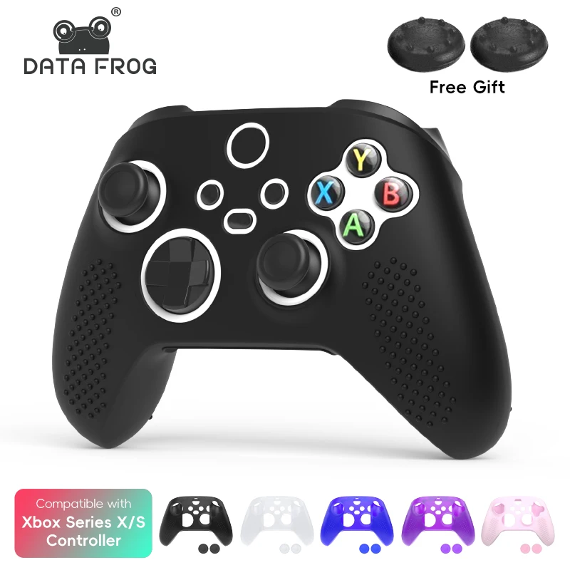 DATA FROG Protective Skin for XBox Series S Core Controller Silicone Case Grip Anti-Slip Protector Cover for XBox Control Case