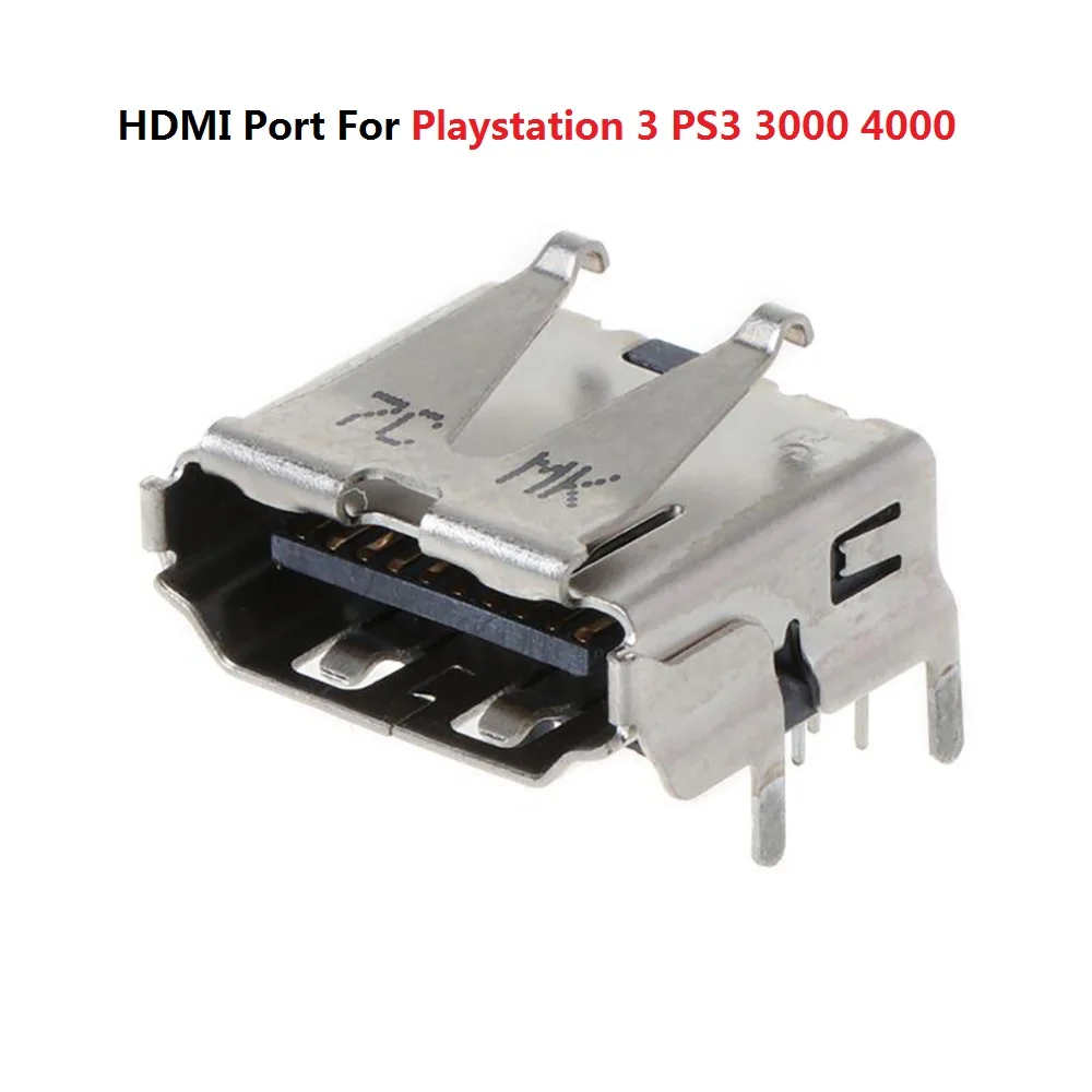 1Pcs For PS3 3000 4000 HDMI Port For Playstation 3 PS 3 3K 4K Interface Jack Socket Connector Repair Part Replacement