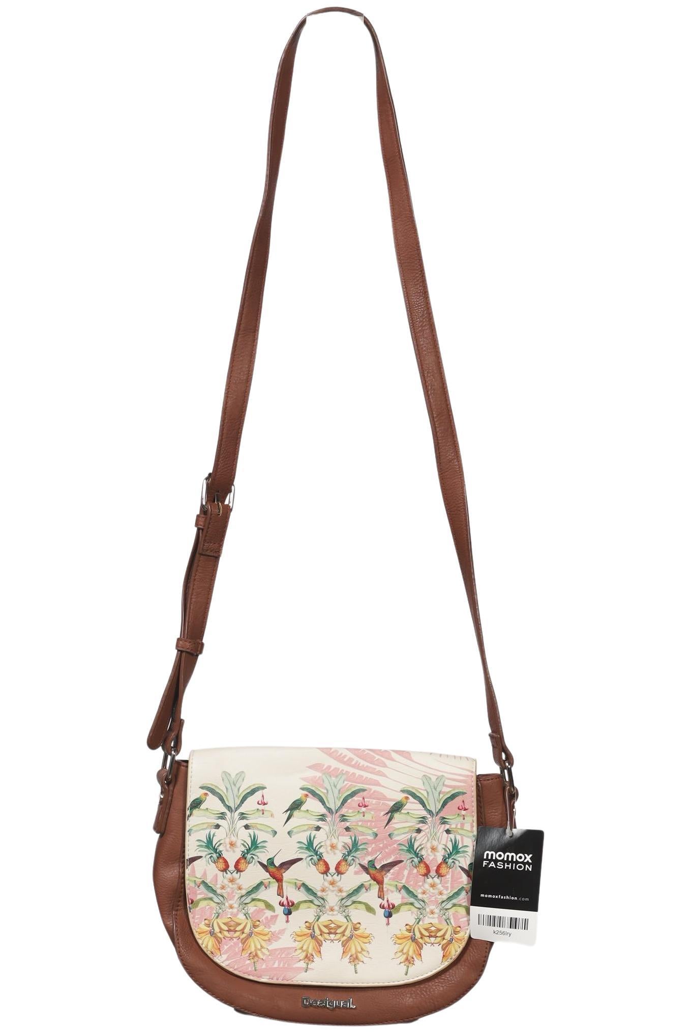 Desigual Damen Handtasche klein, Gr. , Braun, Kunstleder