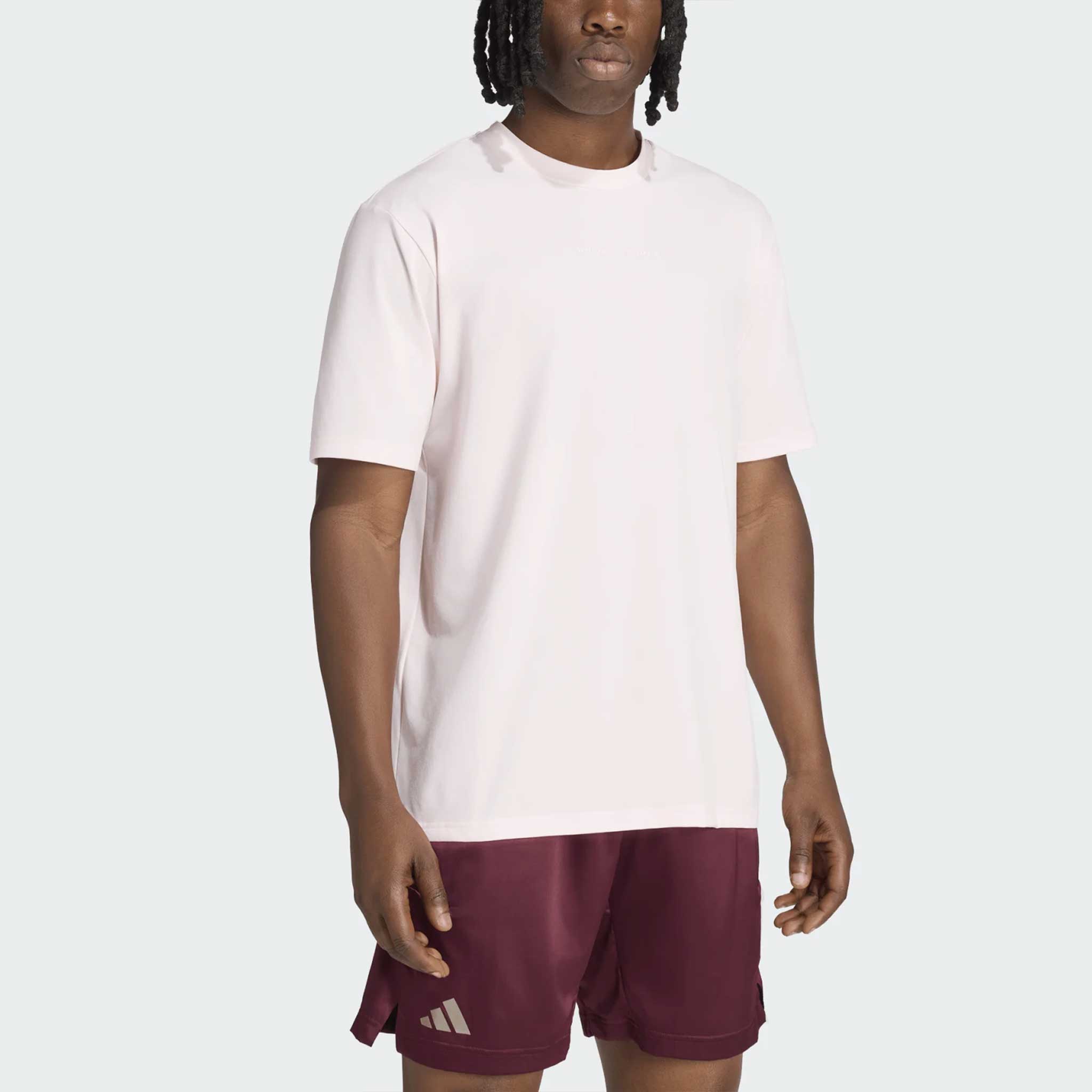 adidas TENNIS T-Shirt Men's Tennis Apparel Distilled Pink