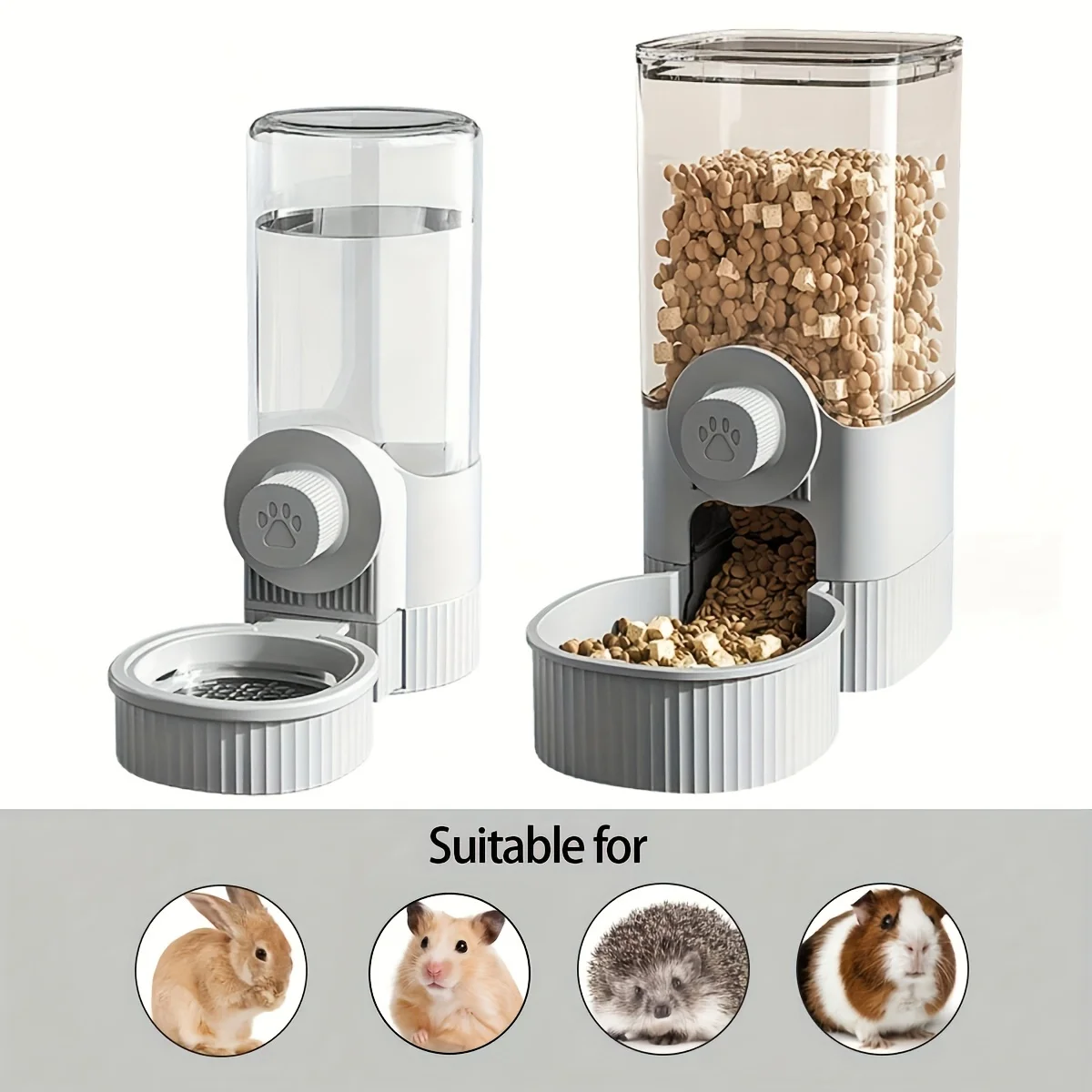 1pc hängende automatische Tiernahrung Feeder/Wassersp ender für Hund Katze kleines Haustier Hamster, große Kapazität Schwerkraft Auto Feeder trinken