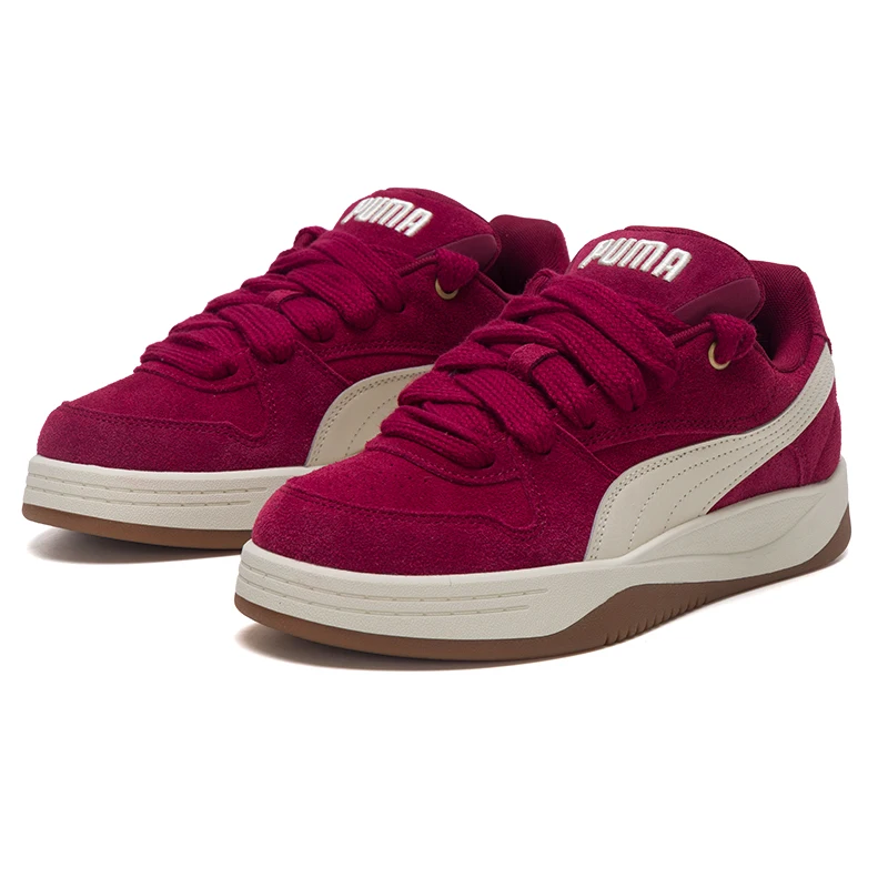 Puma Park Luna Sd Damen-Sportschuhe, modische Low-Top-Sneaker, verschleißfeste Freizeitschuhe aus Wildleder 402510-06