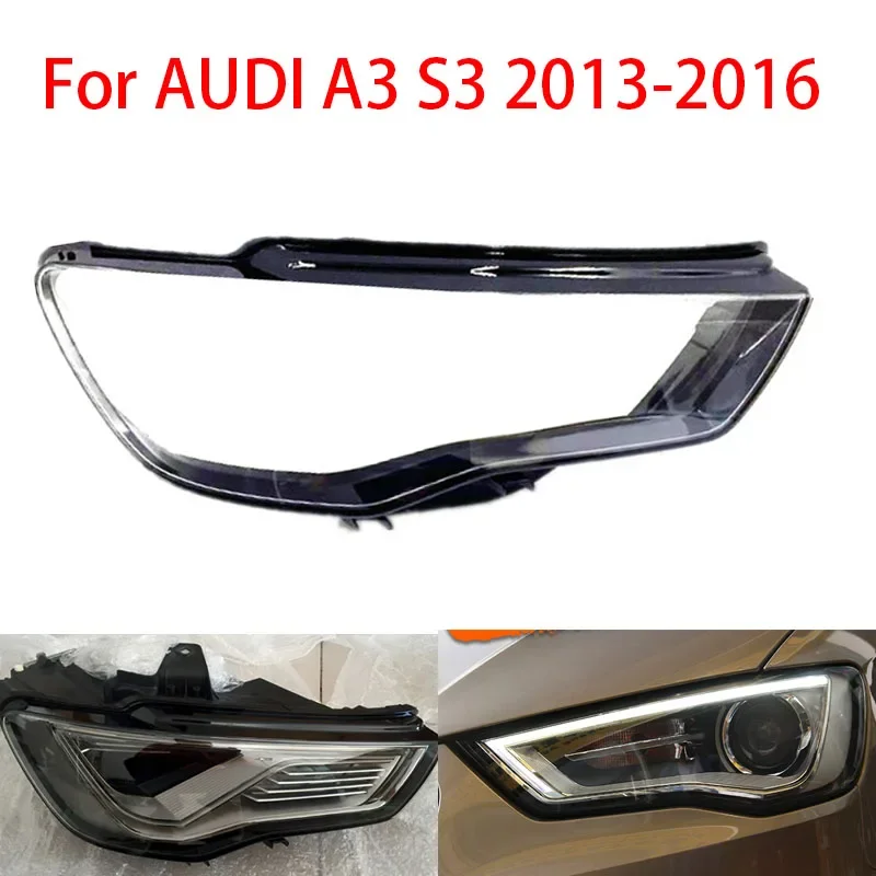 Auto Scheinwerfer Linse Lampen schirm transparente Scheinwerfer Lampen schirm Abdeckung Linse Lichts chutz für Audi A3 S3 8V 2008-2014