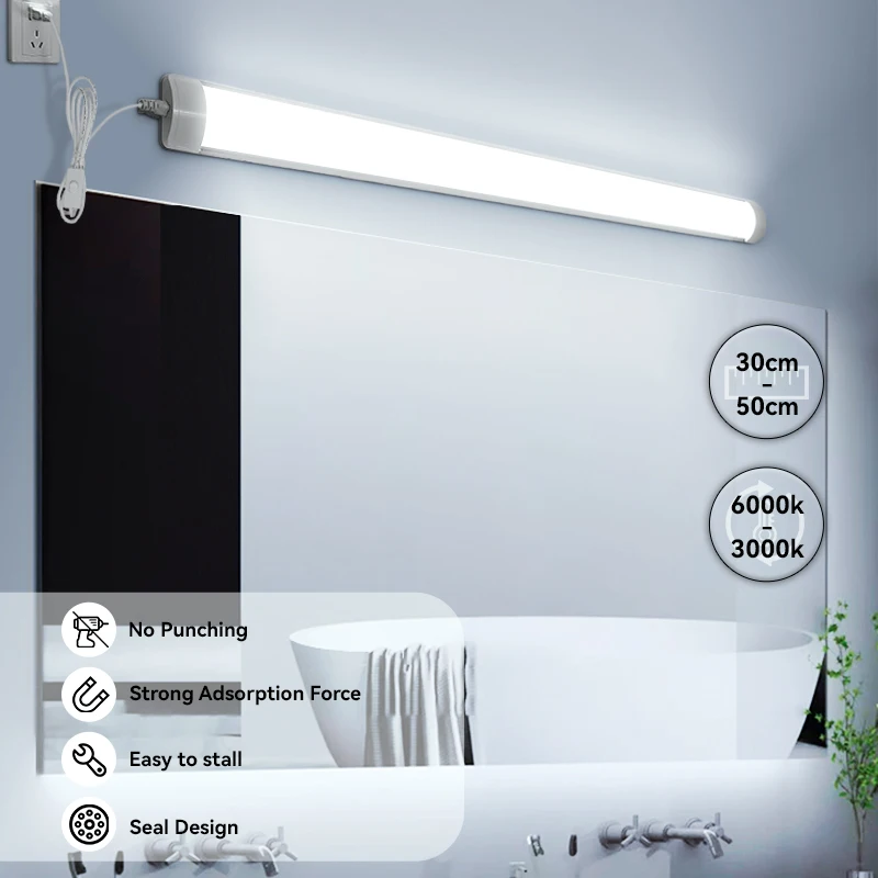 LED-Spiegel Licht LED-Röhren leuchten 20w 10w Spiegel Waschtisch leuchte 20cm 50cm moderne Badezimmer Wand spiegel Lampen leuchte