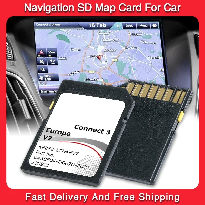 Für Nissan Connect3 V7 GPS Karte Sat Nav Navigation Karte GPS Europa Auto Juke Navara