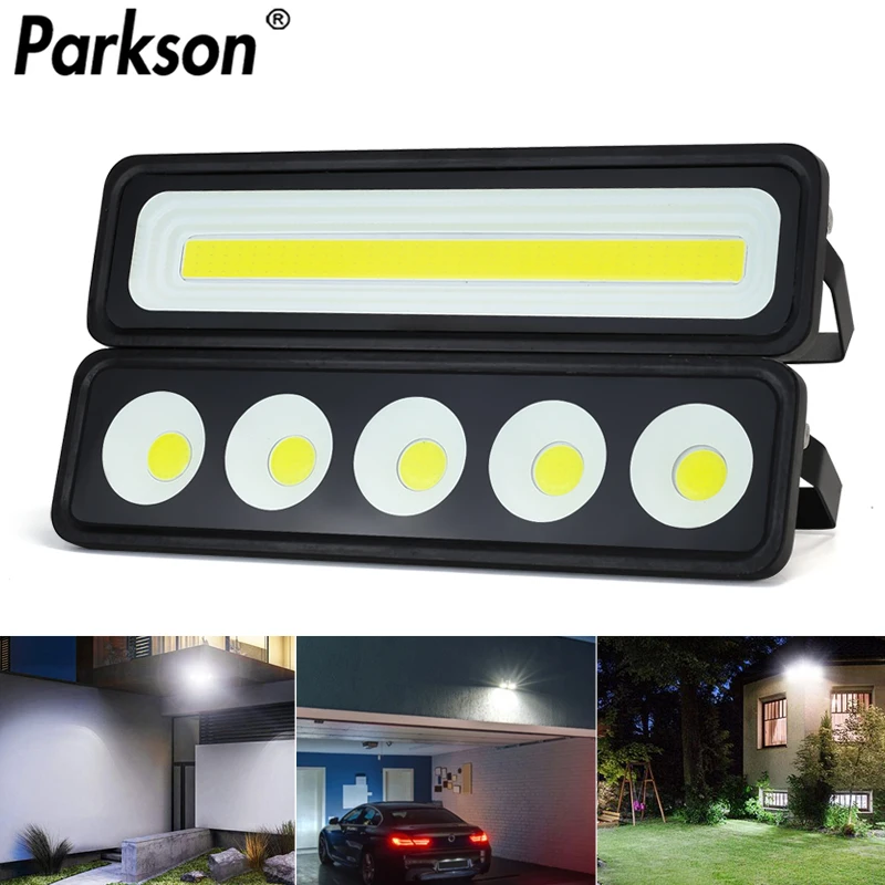 LED-Flutlicht Echt 50W 220V IP65 wasserdicht Landschaft Außengehäuse Gartenbeleuchtung Wandleuchte Reflektor Projekt Flutlicht