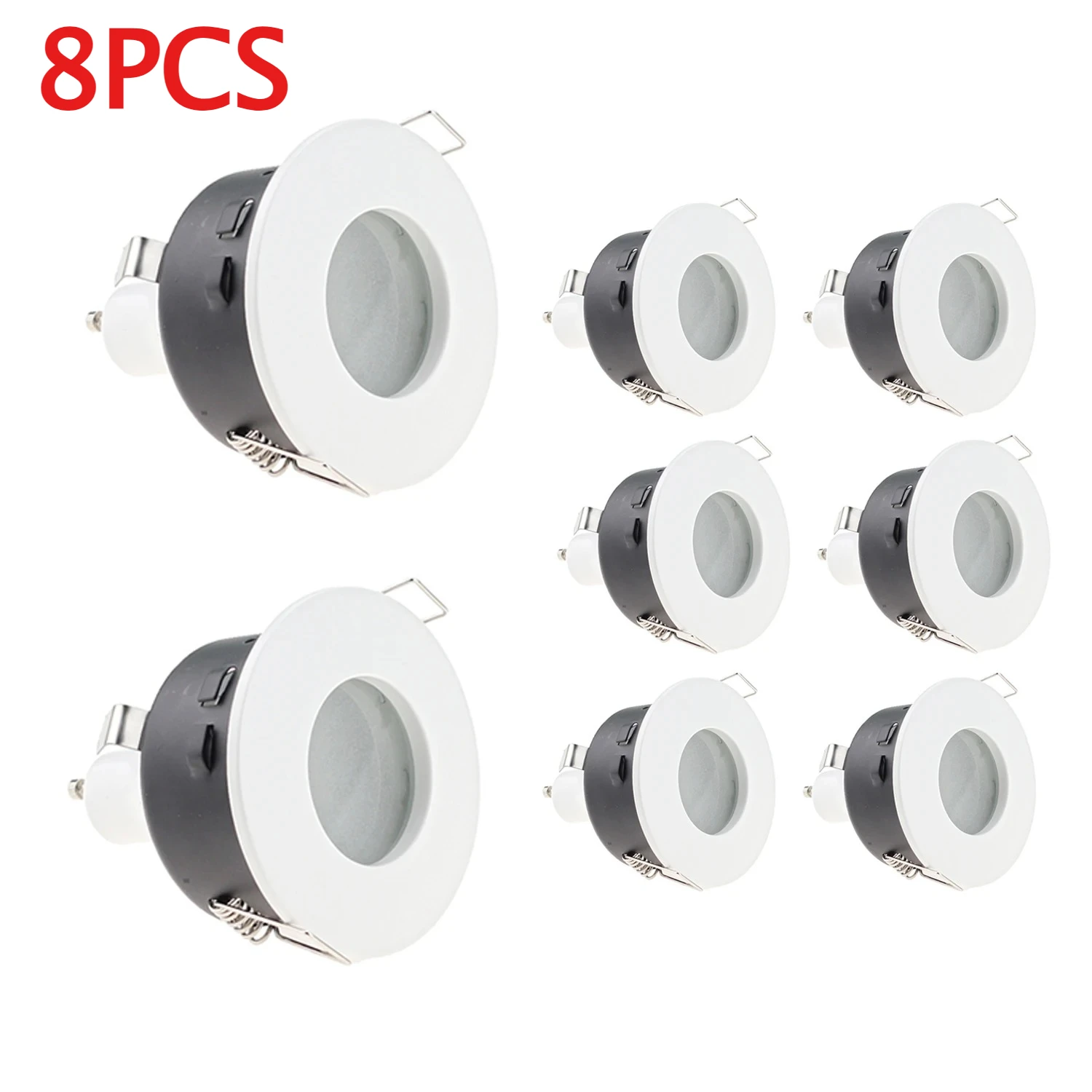 JOYINLED LED-Einbauleuchte IP65 Wasserdicht Einbaustrahler GU10/MR16 Deckenlampe Rahmen Deckenlampenhalter für Zuhause Büro Geschäft