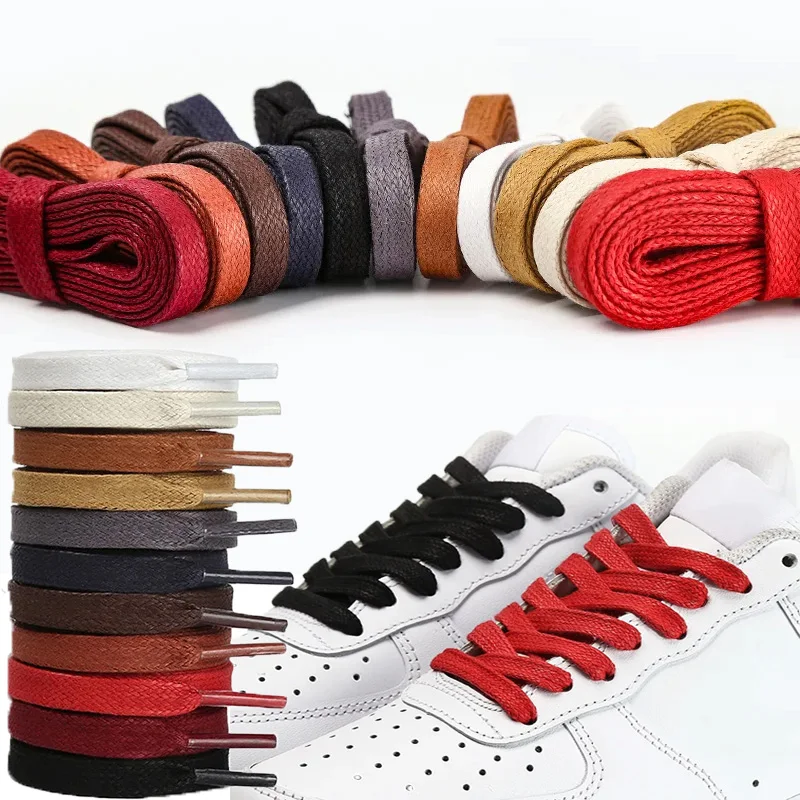 Herbst Winter Gewachste Baumwolle Schnürsenkel 0,8 CM Breite Flache Wasserdichte Schnürsenkel Unisex Stiefel Casual Turnschuhe Schnürsenkel Leder Schnürsenkel Schuhe