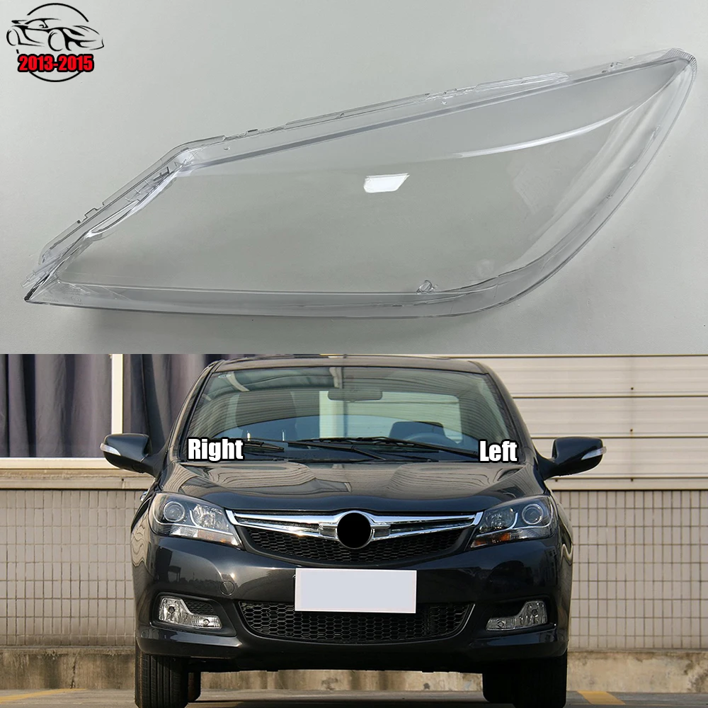Für Haima M3 2013-2015 Auto Front Scheinwerfer Abdeckung Auto Scheinwerfer Kappen Lampenschirm Lampe Abdeckung Kopf Lampe Licht Glas Objektiv shell