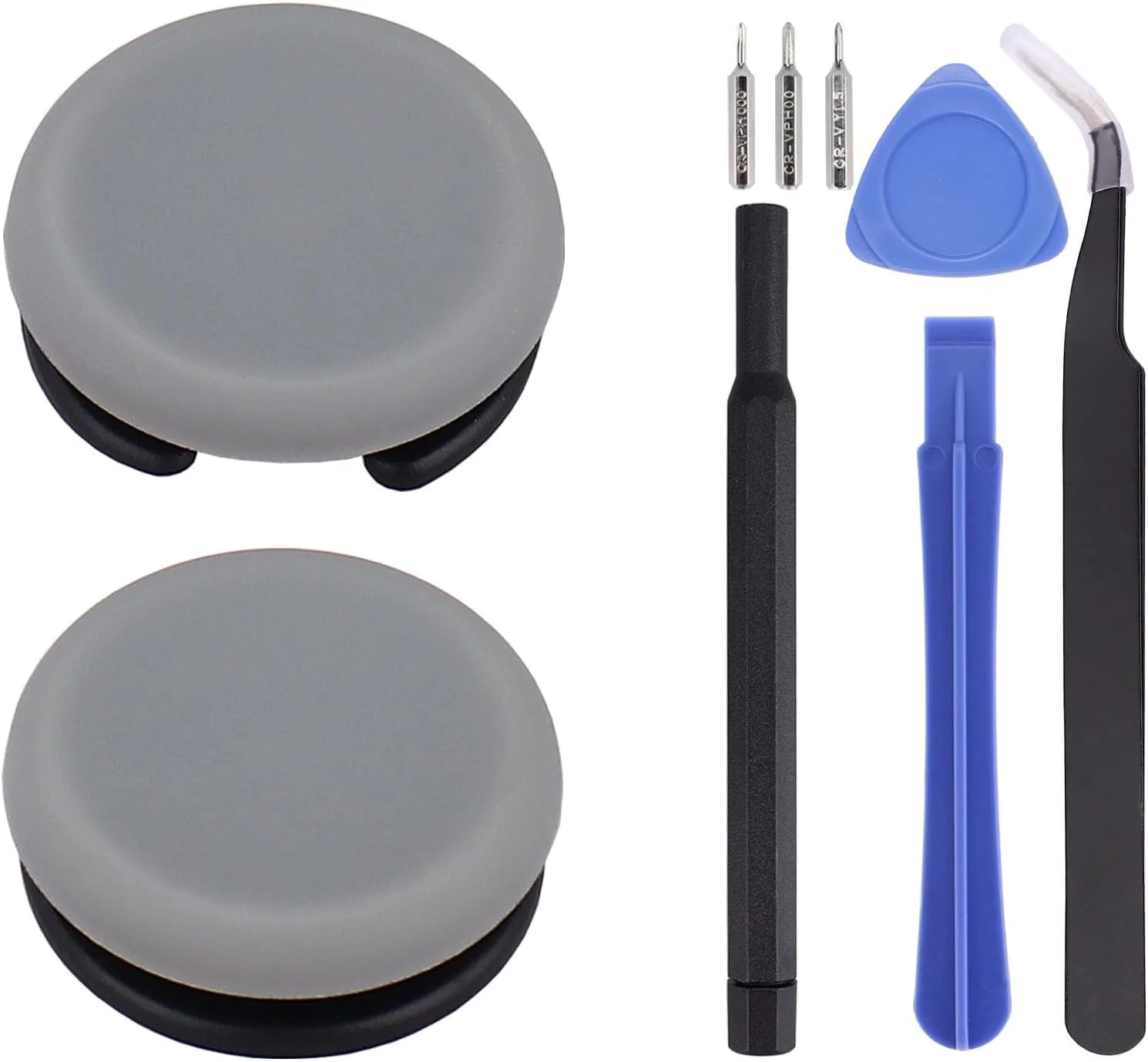 2 Stück Analog-Stick-Kappen Ersatz für Nintendo 2DS 3DS 3DSXL 3DSLL New 3DS, 3D Joystick Thumbstick Abdeckung Reparaturteile