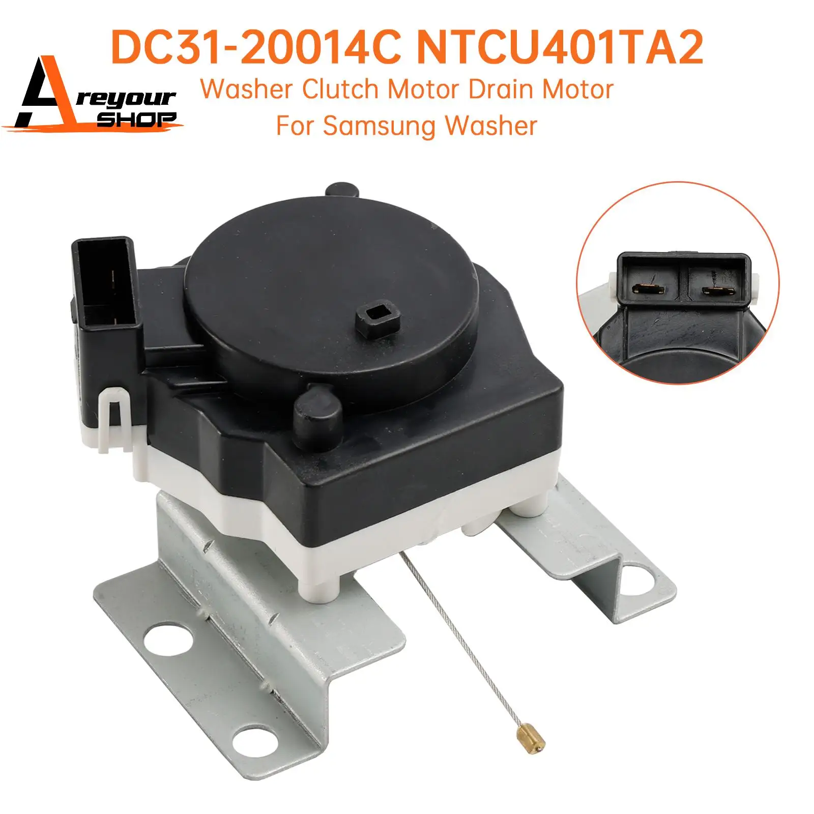 DC31-20014C NTCU401TA2 Waschmaschine Kupplungsmotor Ablaufmotor für Samsung Waschmaschine