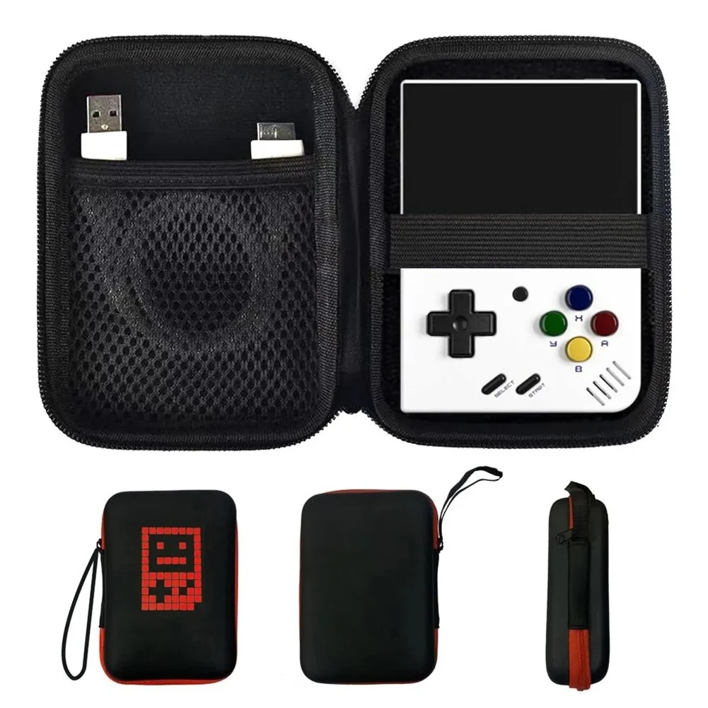 Für miyoo mini plus eva trage tasche handheld videospiel spieler tasche tragbare aufbewahrung tasche für miyoo mini plus/anbernic rg35xx