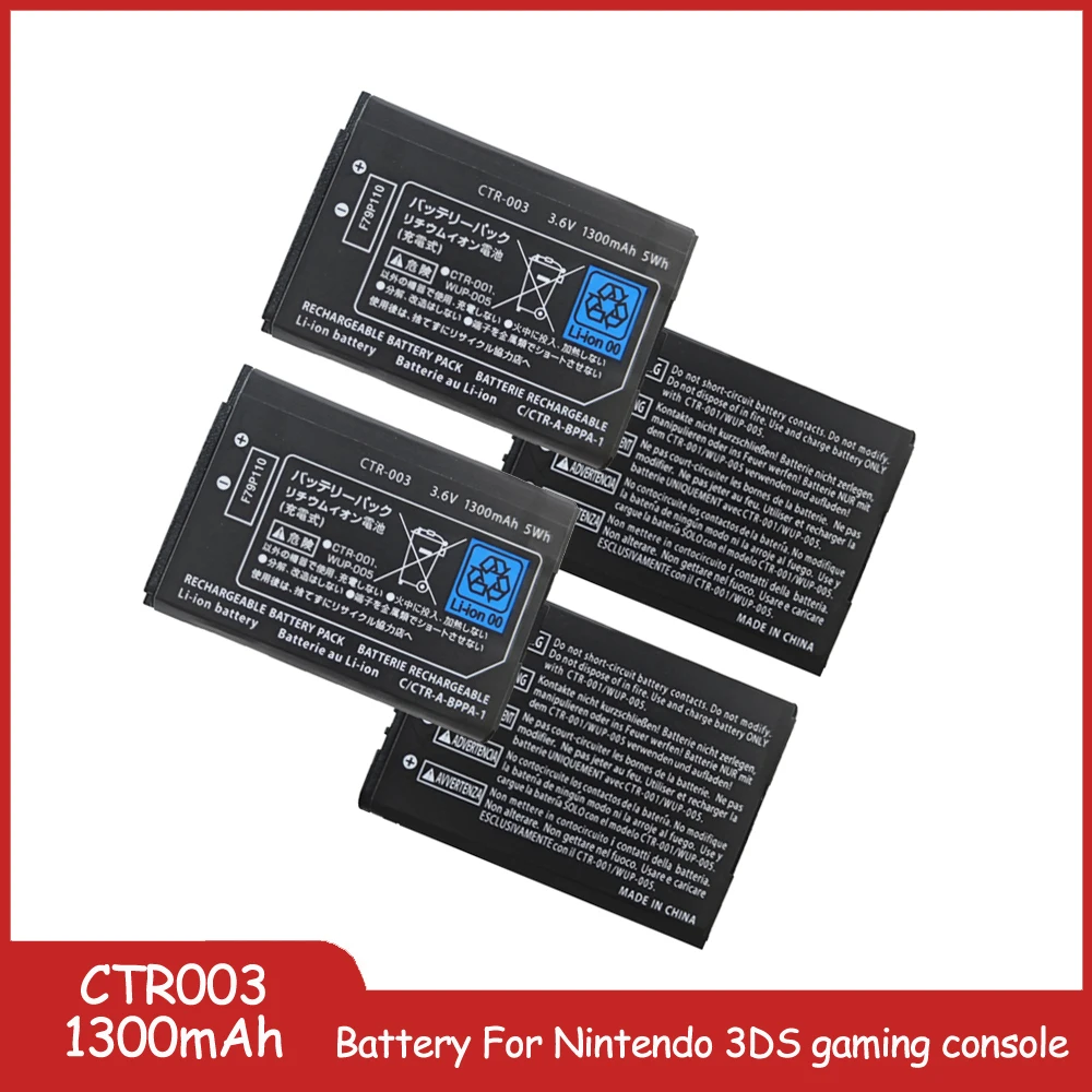 1300 mAh CTR-003 Batterie Für Nintendo 3DS 2DS NEUE 2DS XL Lipo Batterie Für Nintendo N3DS Gamepad Controller Neue 3DS zubehör