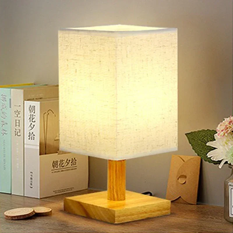 LED Tisch lampen Stoff dimmbar USB-Stecker einfache Lampe Licht Lampen schirm für zu Hause Schlafzimmer Dekor Nacht Nacht im chinesischen Stil Nacht beleuchtung