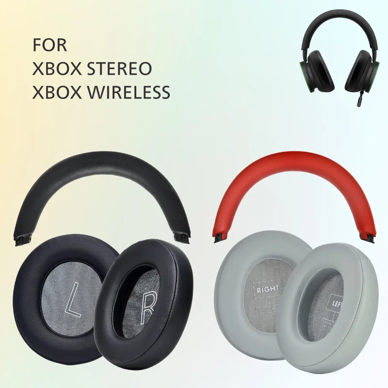 Ersatz-Ohrpolster, Stirnbänder und Kopfhörerabdeckungen für kabellose Headsets der Microsoft Xbox-Serie (Xbox X). | S, Xbox One).