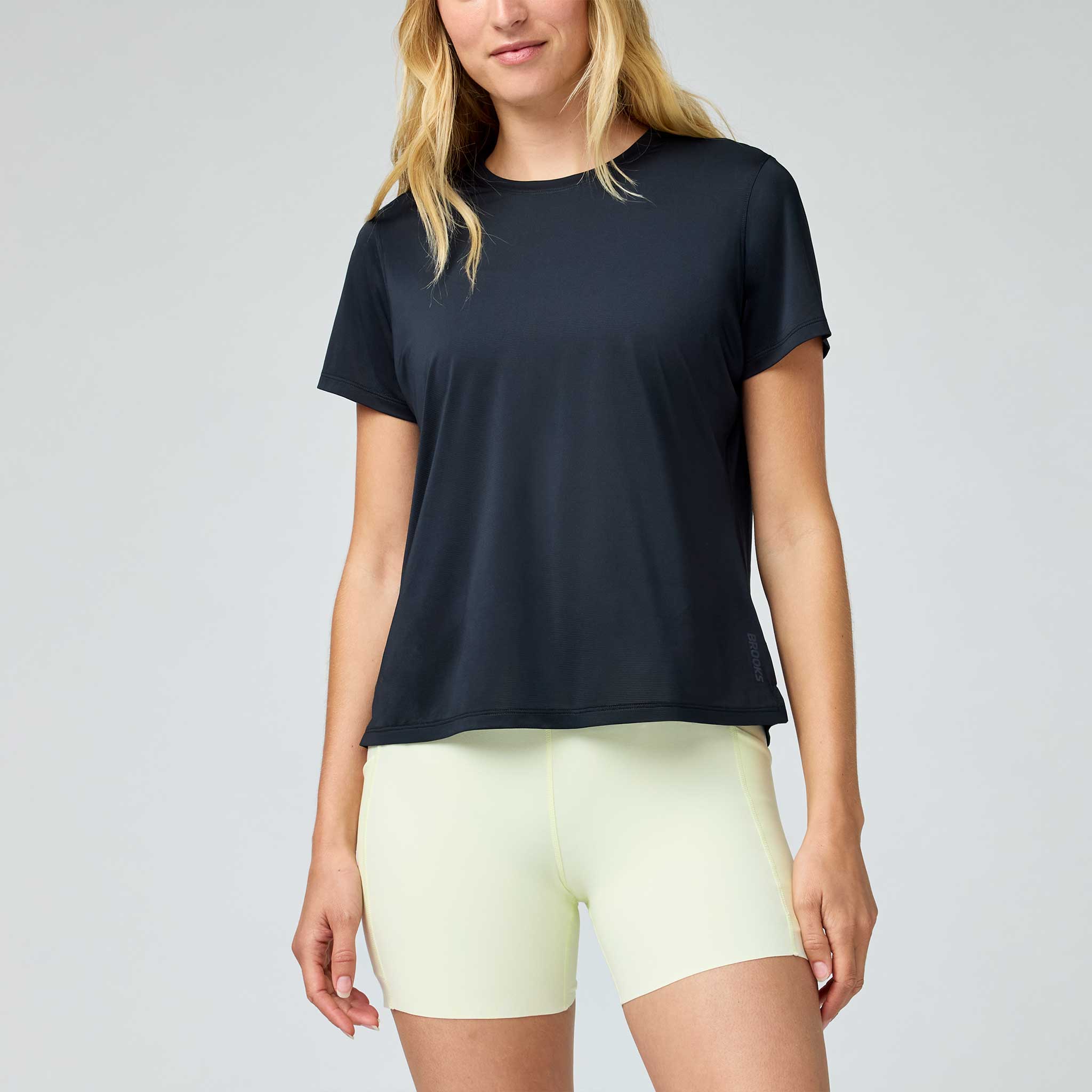 Brooks Dash Short Sleeve Women's Running Apparel Black