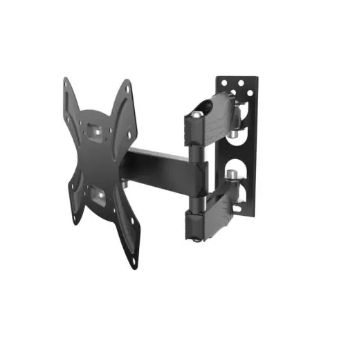 Support mural pour téléviseur LCD à mouvement complet, support rotatif pour téléviseur, bras rétractable pour téléviseur, compatible avec les téléviseurs de 24 à 40 pouces, supporte un poids maximal
