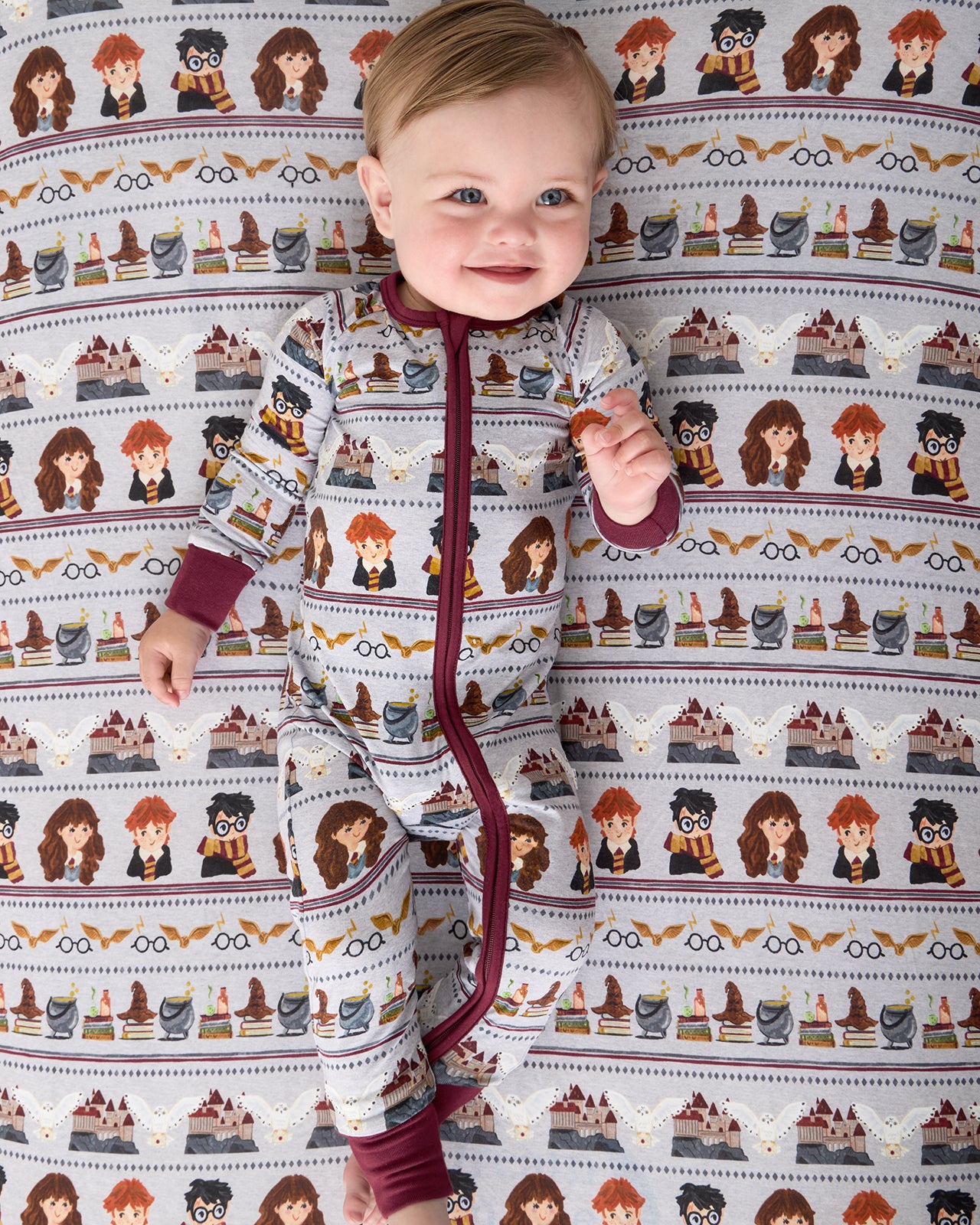 Harry Potter Spellbinding Studies Fitted Crib Sheet - Standard