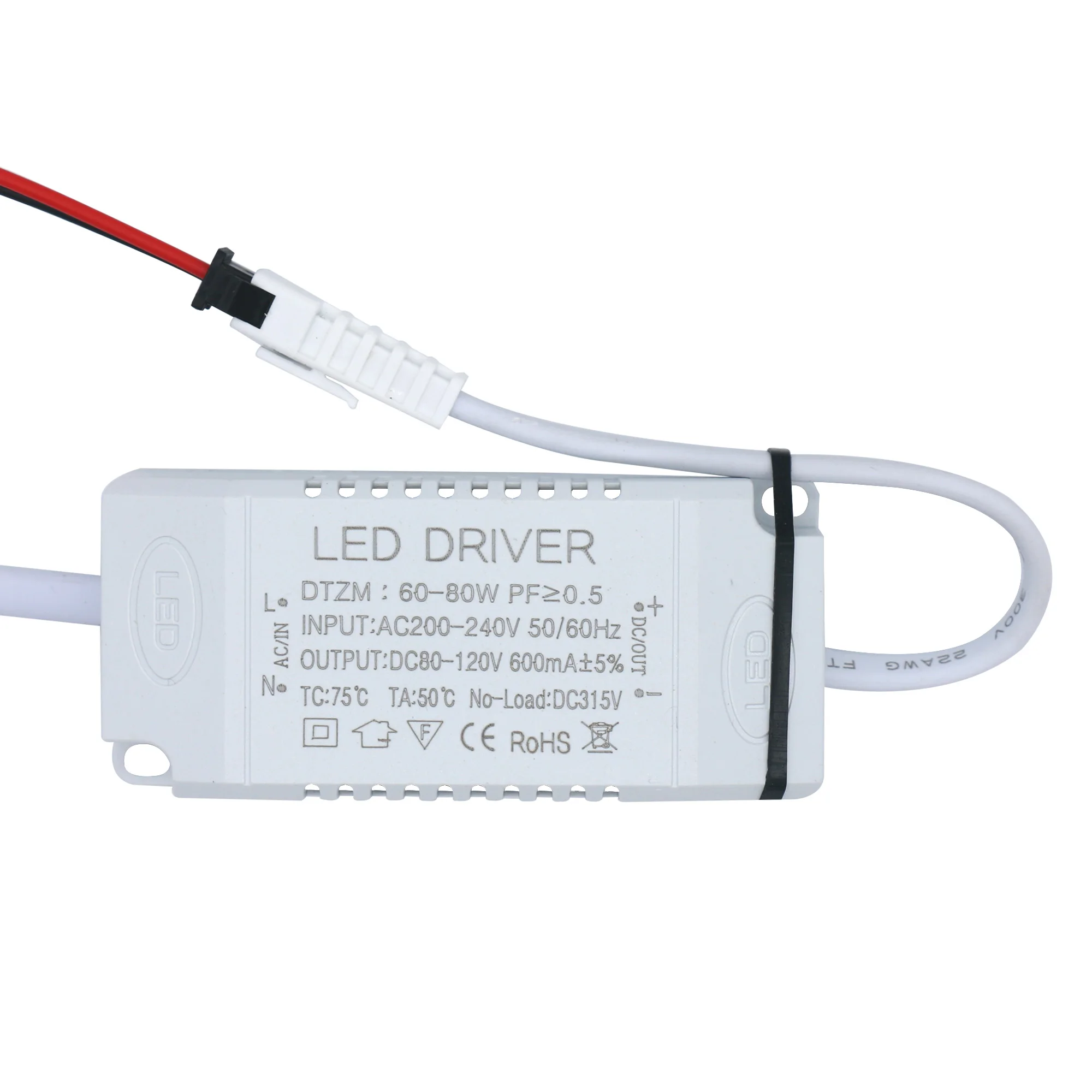 LED-Treiber 30-50w 60-80w LED-Treiber 460ma 600ma Licht LED-Transformator AC200V Netzteil DC80-147V für LED-Spot-Birne DIY-Streifen